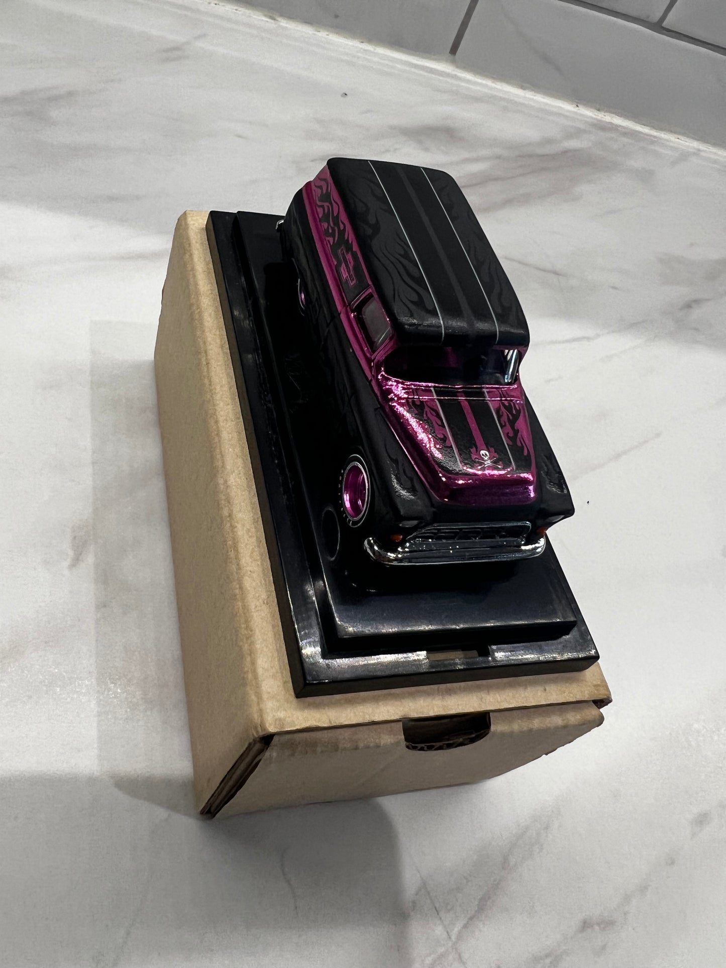 Hot Wheels 2008 Japanese Convention 55 Chevy Panel PURPLE 500/1500