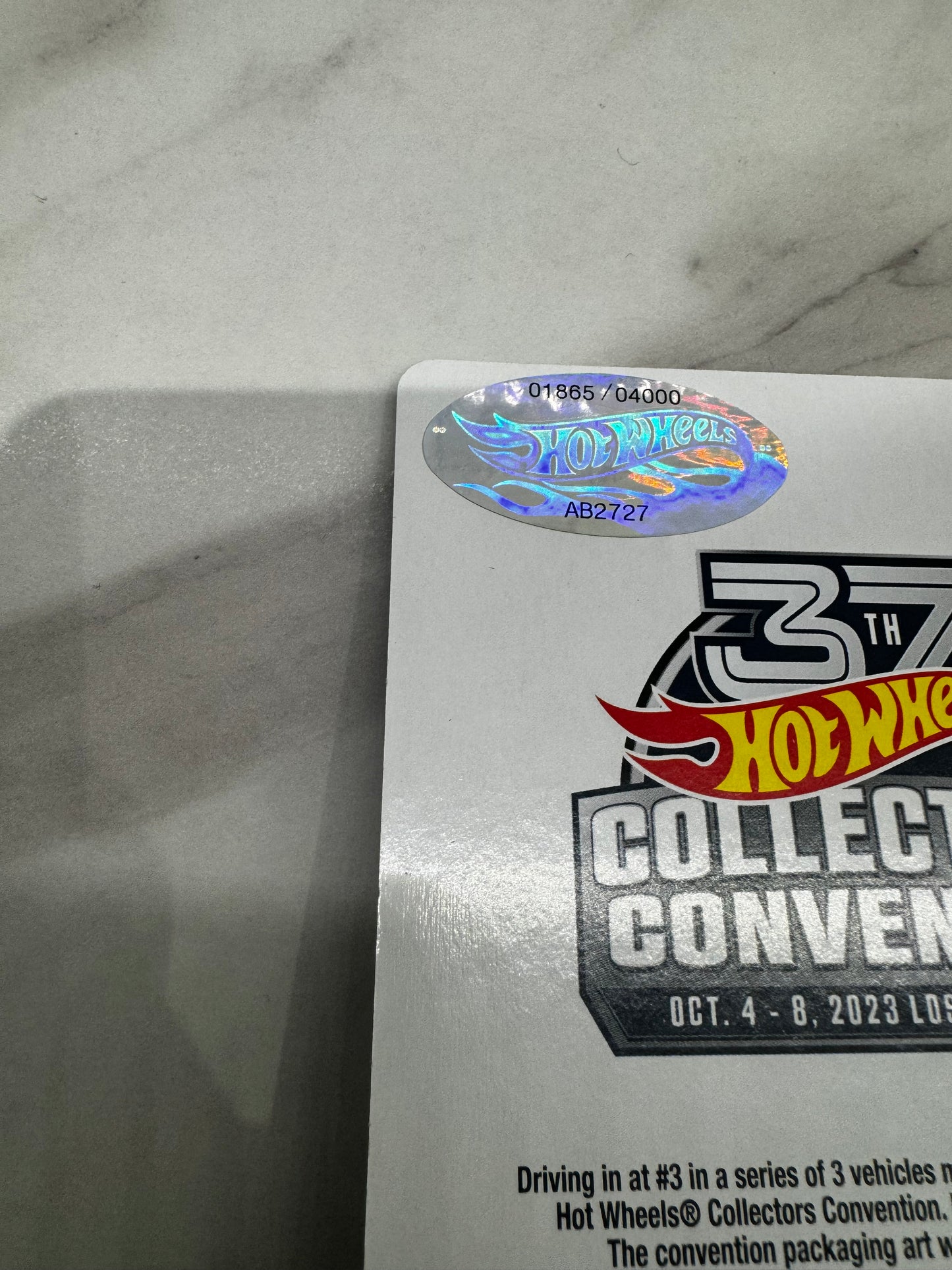 Hot Wheels 2001 BMW M5 3/3 37th Collectors Convention 2023 1865/4000
