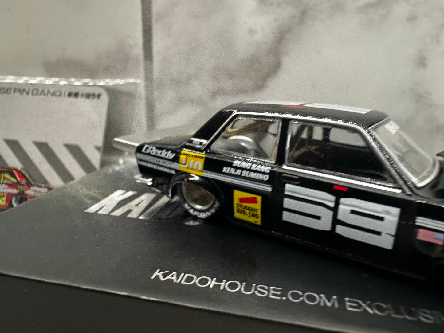 Mini GT X Kaido House Datsun 510 BLKLTD2 Black Limited 1:64 #2 Sealed 63/150 Signed by JUN IMAI