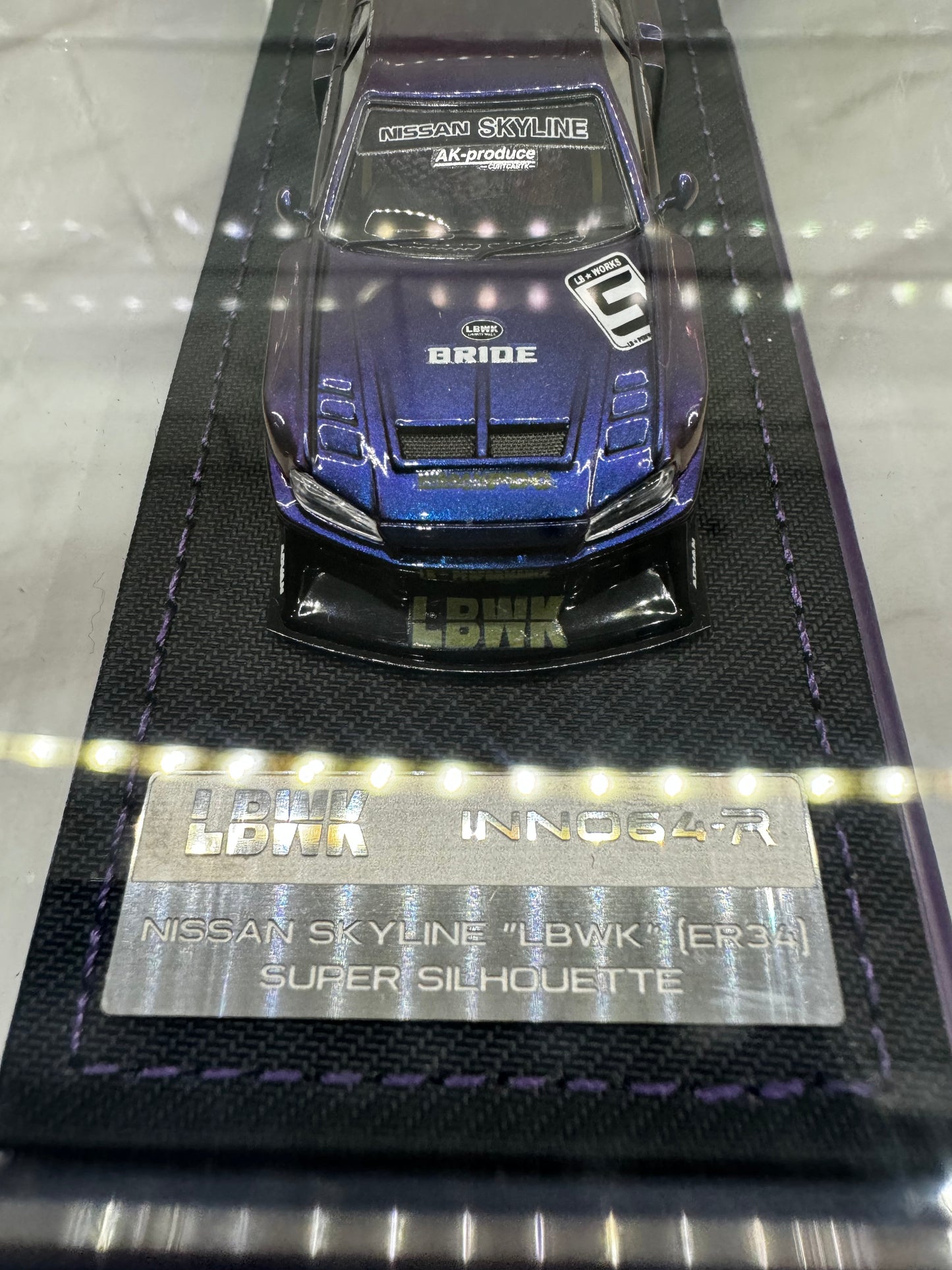 INNO64 Nissan Skyline "LBWK" (ER34) Super Silhouette (Midnight Purple II / Resin)