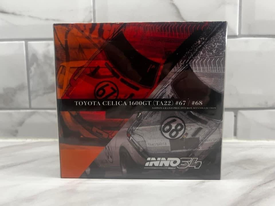 INNO64 Toyota Celica 1600GT (TA22) #67 #68 Twin Pack SEALED