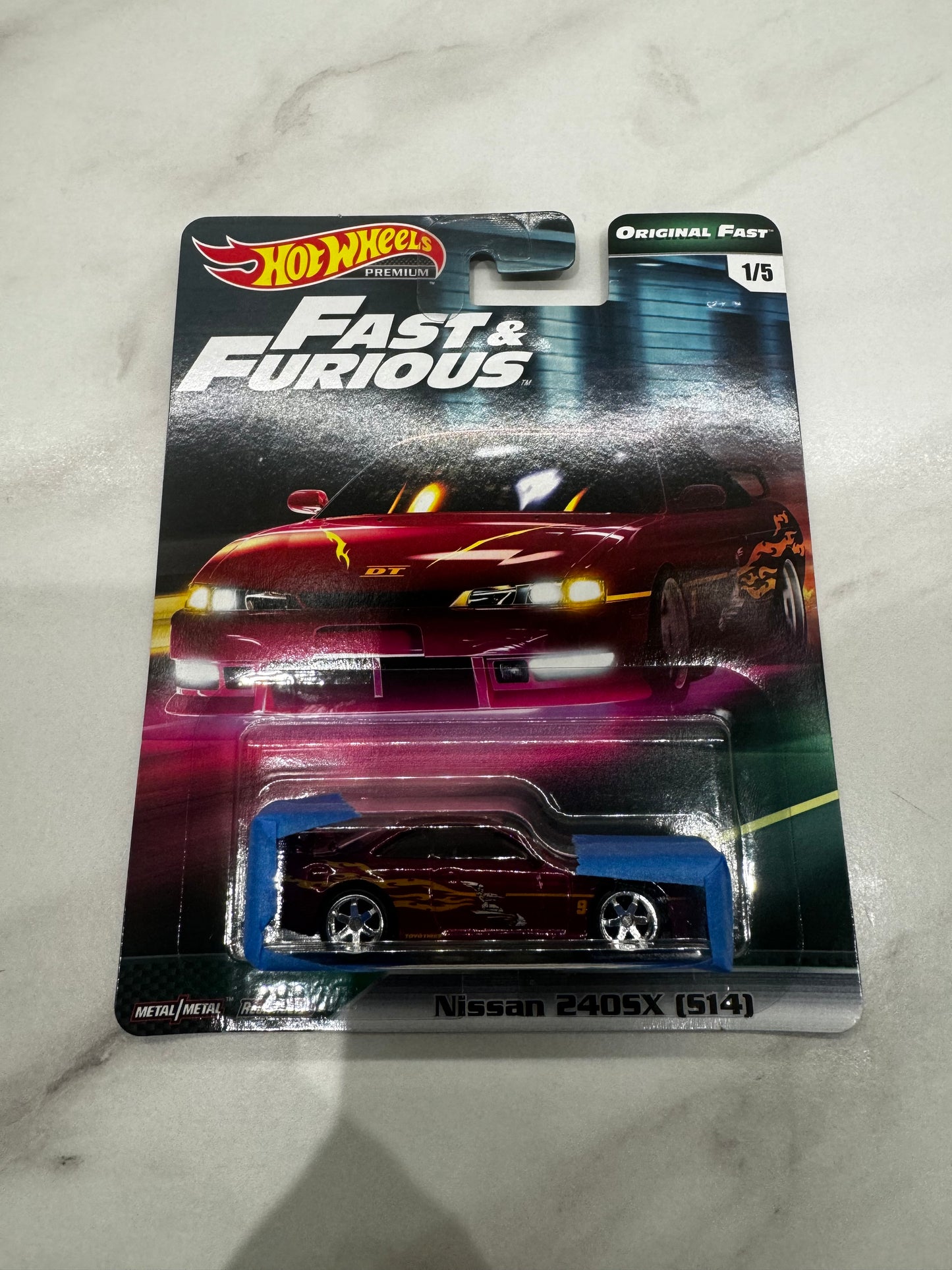 Hot Wheels Nissan 240SX (S14) Original Fast & Furious MINT CARD