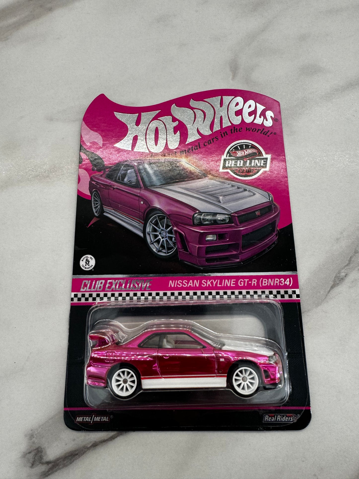 Hot Wheels Nissan Skyline GT-R BNR34 Club exclusive RLC