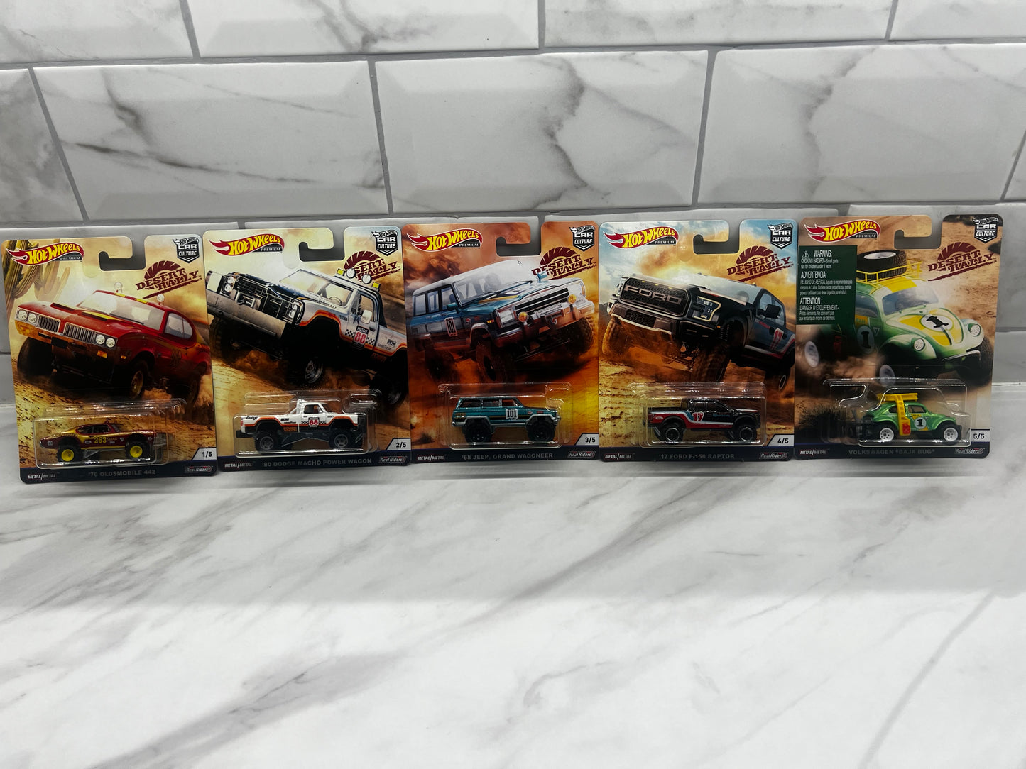 Hot Wheels Car Culture Desert Rally (Set of 5) FULL SET
