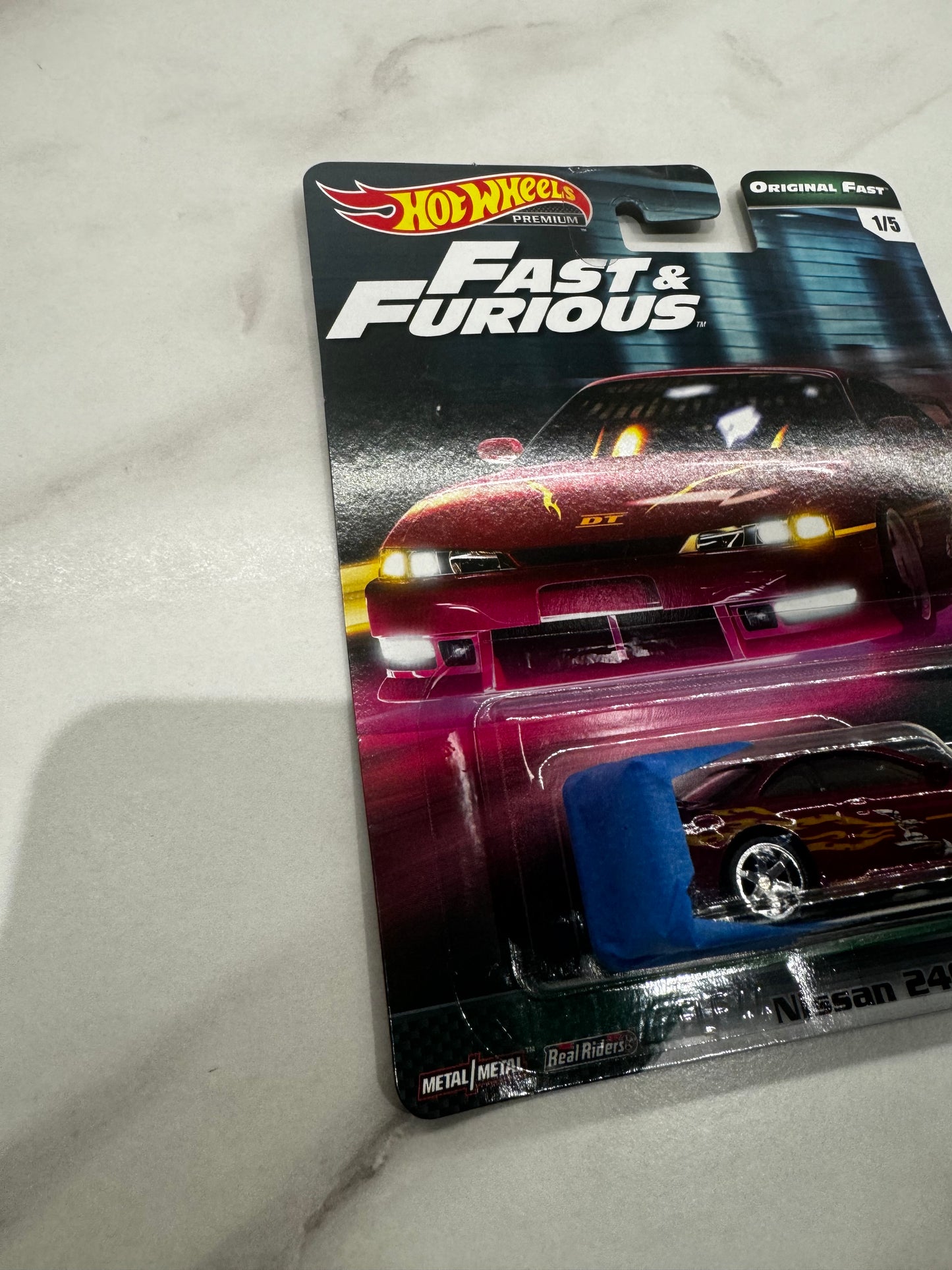 Hot Wheels Nissan 240SX (S14) Original Fast & Furious MINT CARD