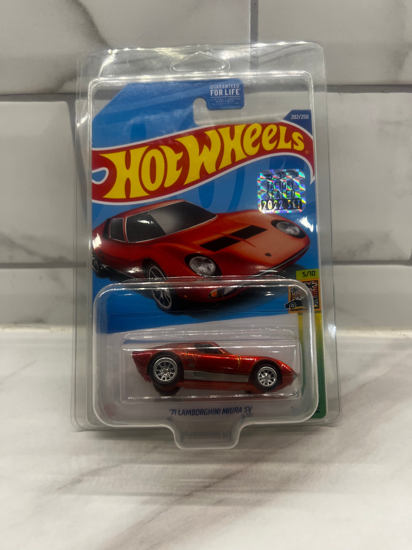 Hot Wheels 71 Lamborghini Miura SV Factory Sealed Super Treasure Hunt