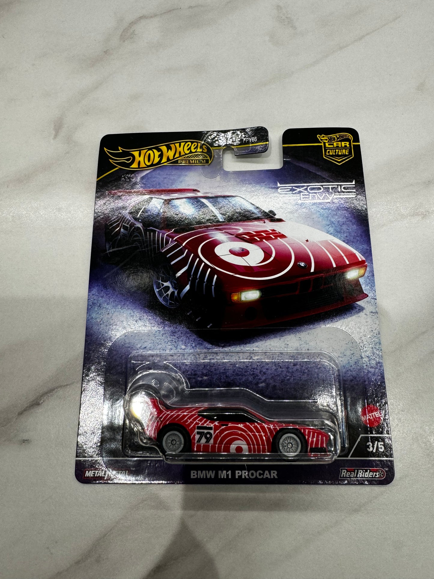 Hot wheels BMW M1 PROCAR 3/5 Exotic Envy Premium