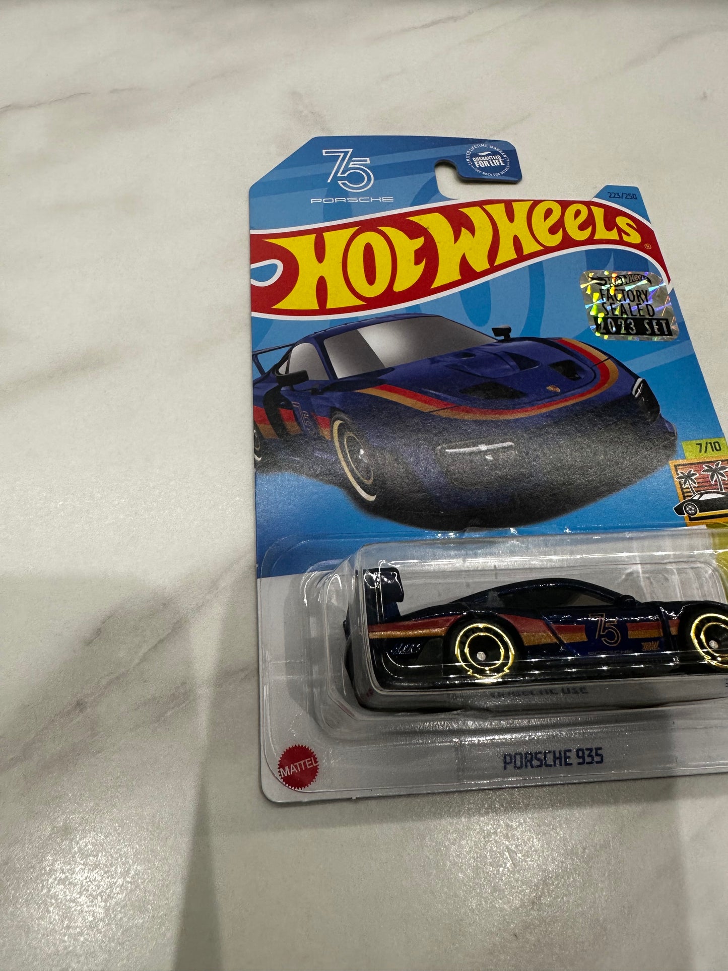 Hot Wheels 2023 Porsche 935 Factory Sealed Super Treasure Hunt