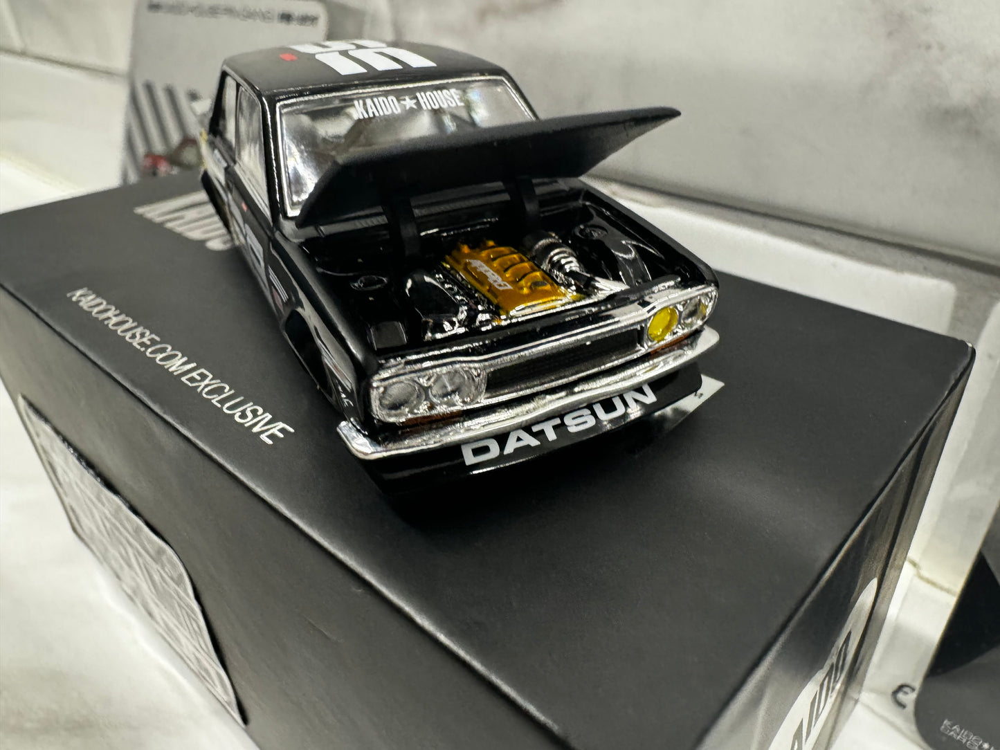Mini GT X Kaido House Datsun 510 BLKLTD2 Black Limited 1:64 #2 Sealed 63/150 Signed by JUN IMAI