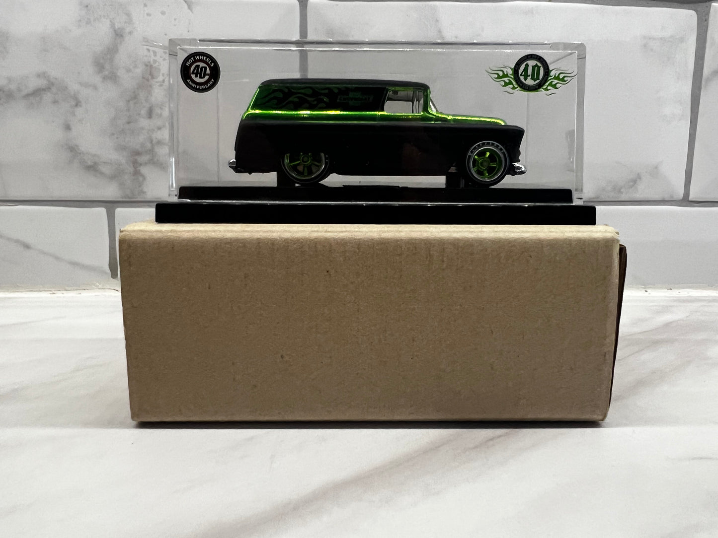 Hot Wheels 2008 Japanese Convention 55 Chevy Panel Van Green 828/1500