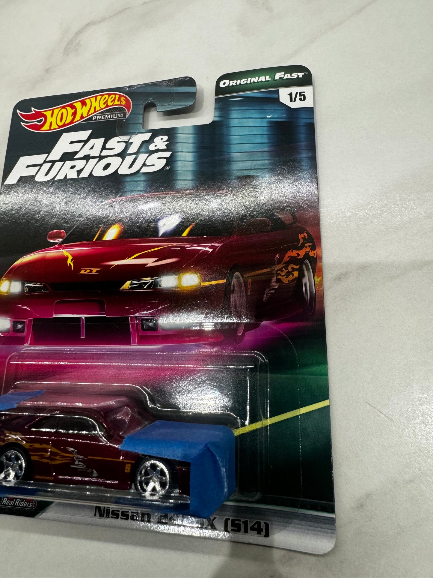Hot Wheels Nissan 240SX (S14) Original Fast & Furious MINT CARD
