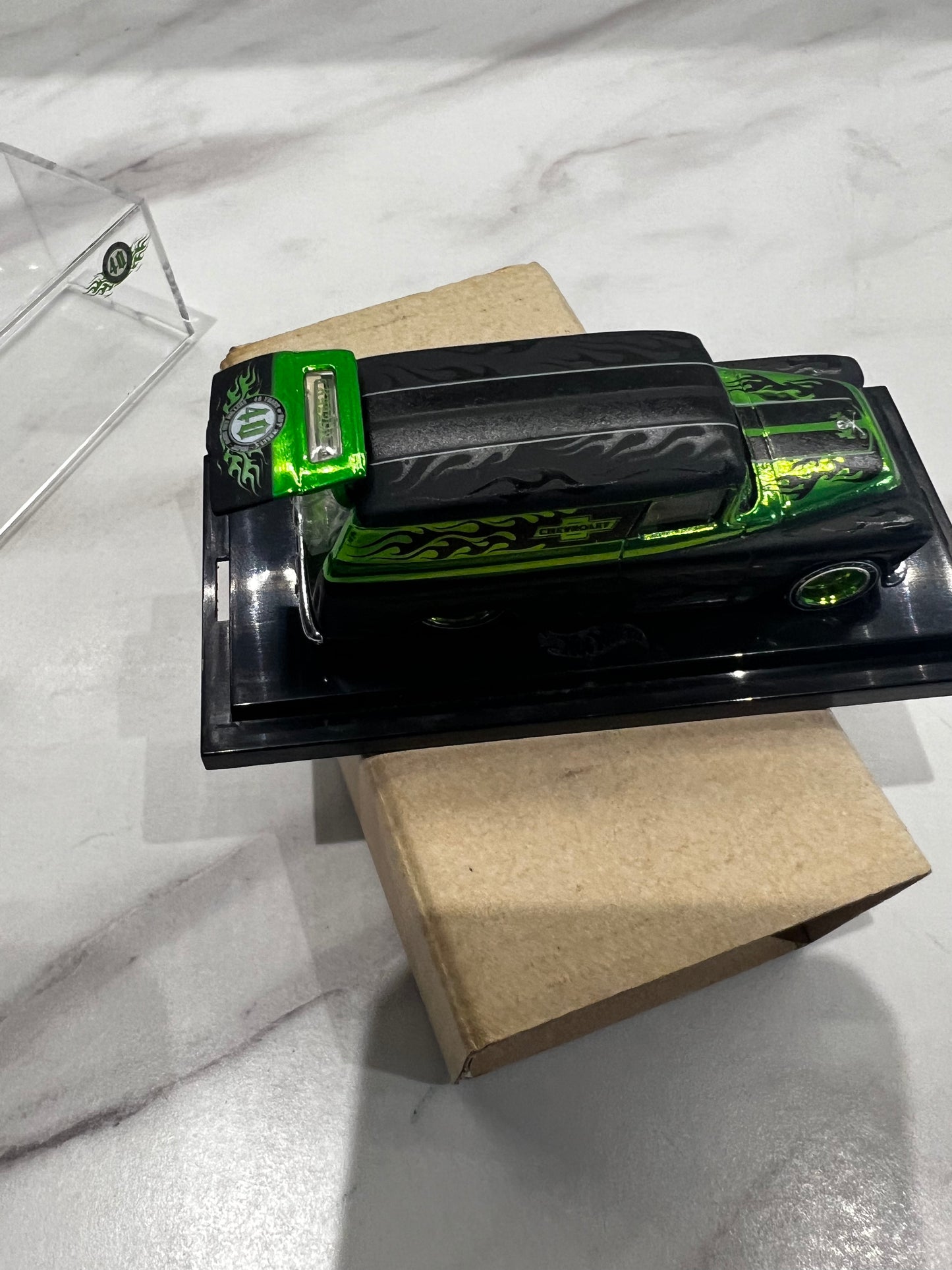 Hot Wheels 2008 Japanese Convention 55 Chevy Panel Van Green 828/1500