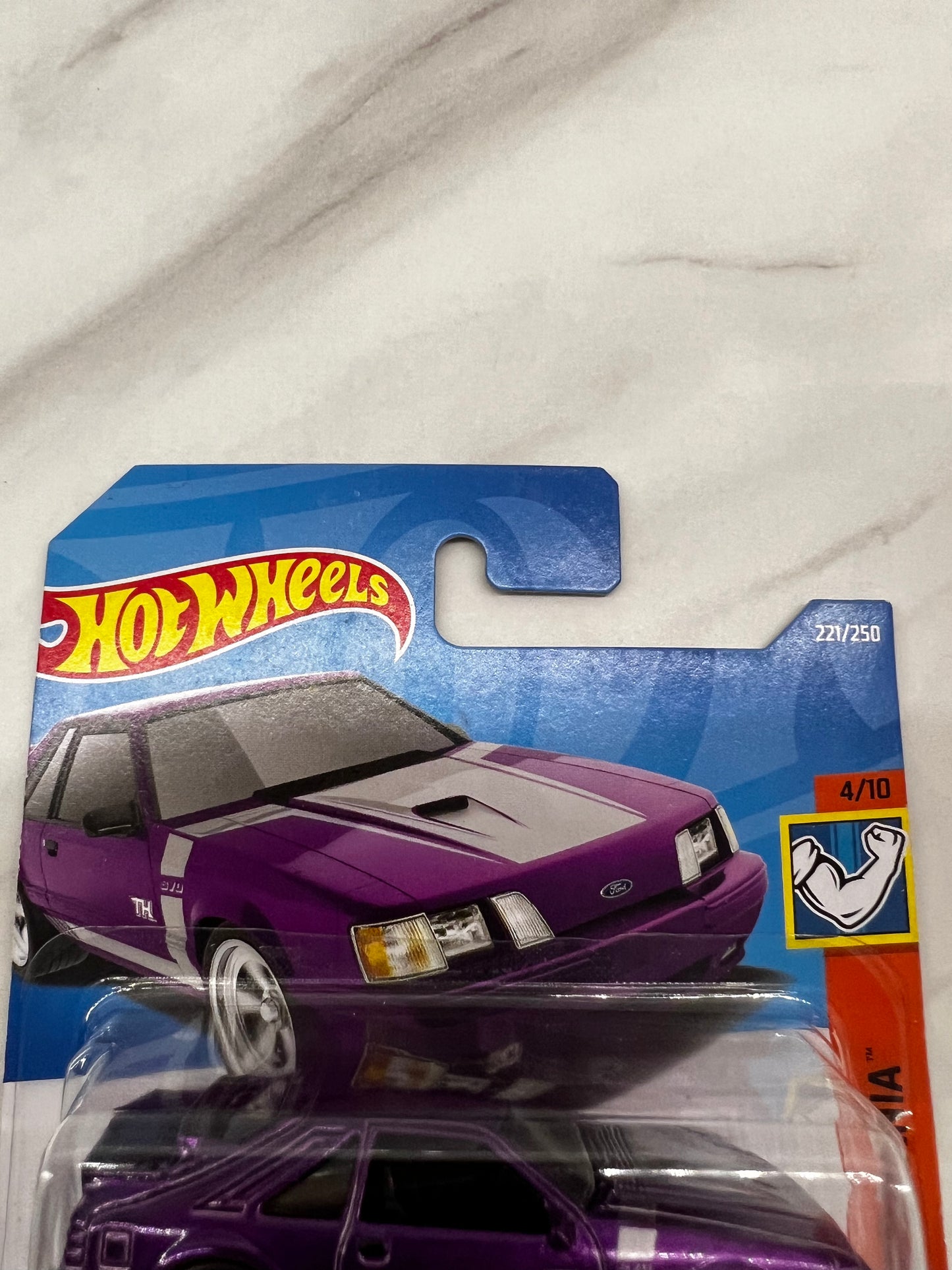 Hot Wheels 84 Ford Mustang SVO Short Card Super Treasure Hunt 2022