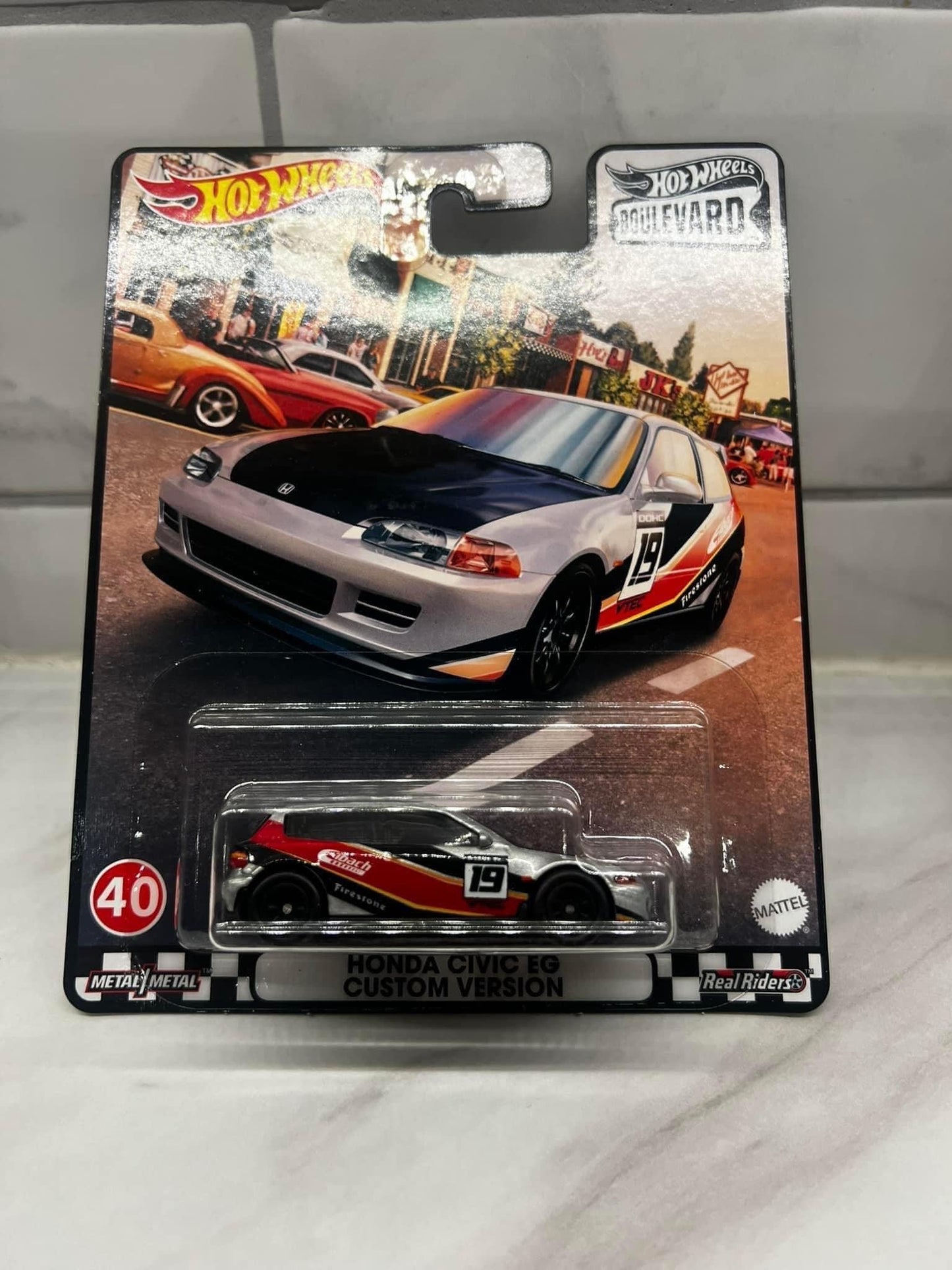 Hot Wheels Honda Civic EG Custom Version Boulevard