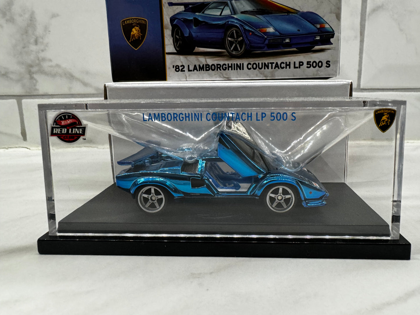 Hot Wheels Lamborghini Countsch LP 500 S Blue