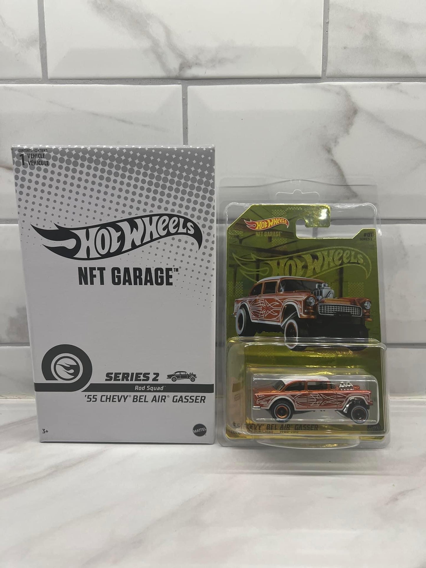 Hot Wheels NFTH Garage '55 Chevy Bel Air Gasser Series 2! 1 Of 937