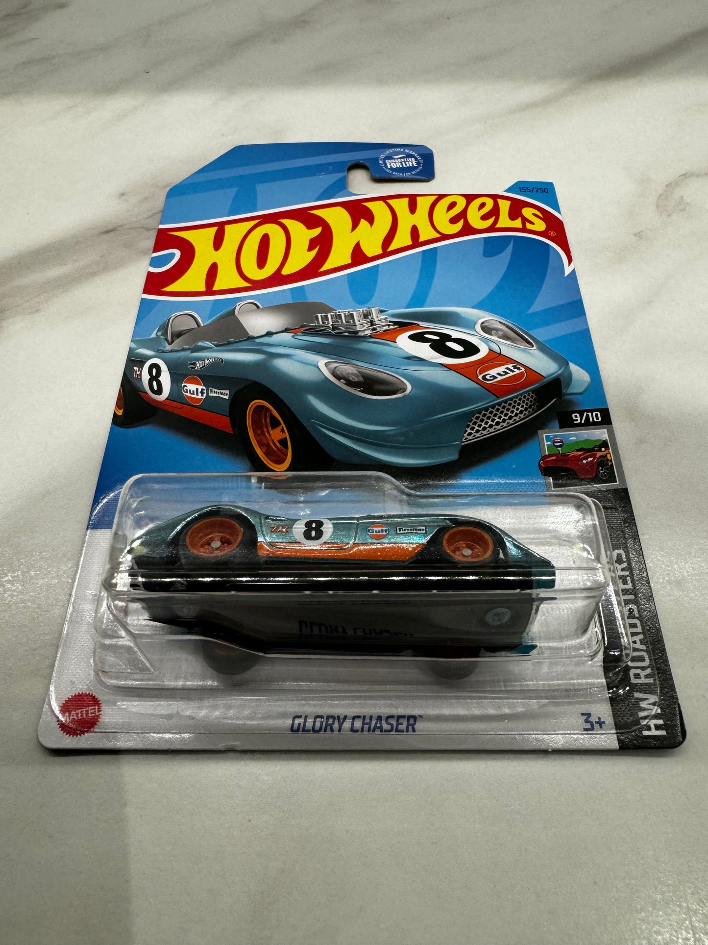 Hot Wheels Glory Chase Gulf Super Treasure Hunt 2023 Long Card