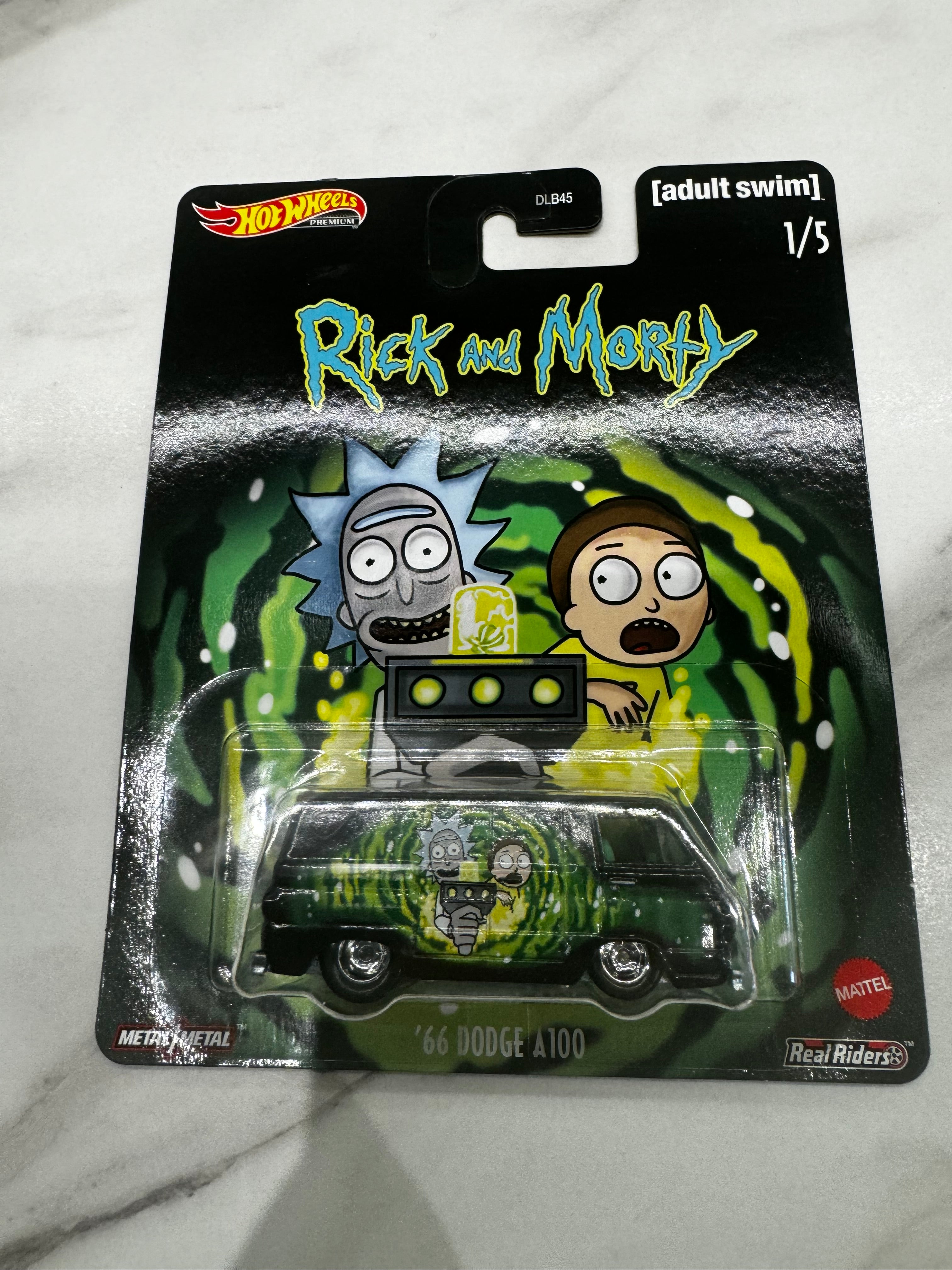 Hot Wheels Rick and Morty 5 Car Set order