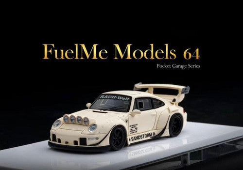 FUELME PORSCHE RWB 993 WIDEBODY SANDSTORM DESERT YELLOW 299 PIECES MADE 1/64