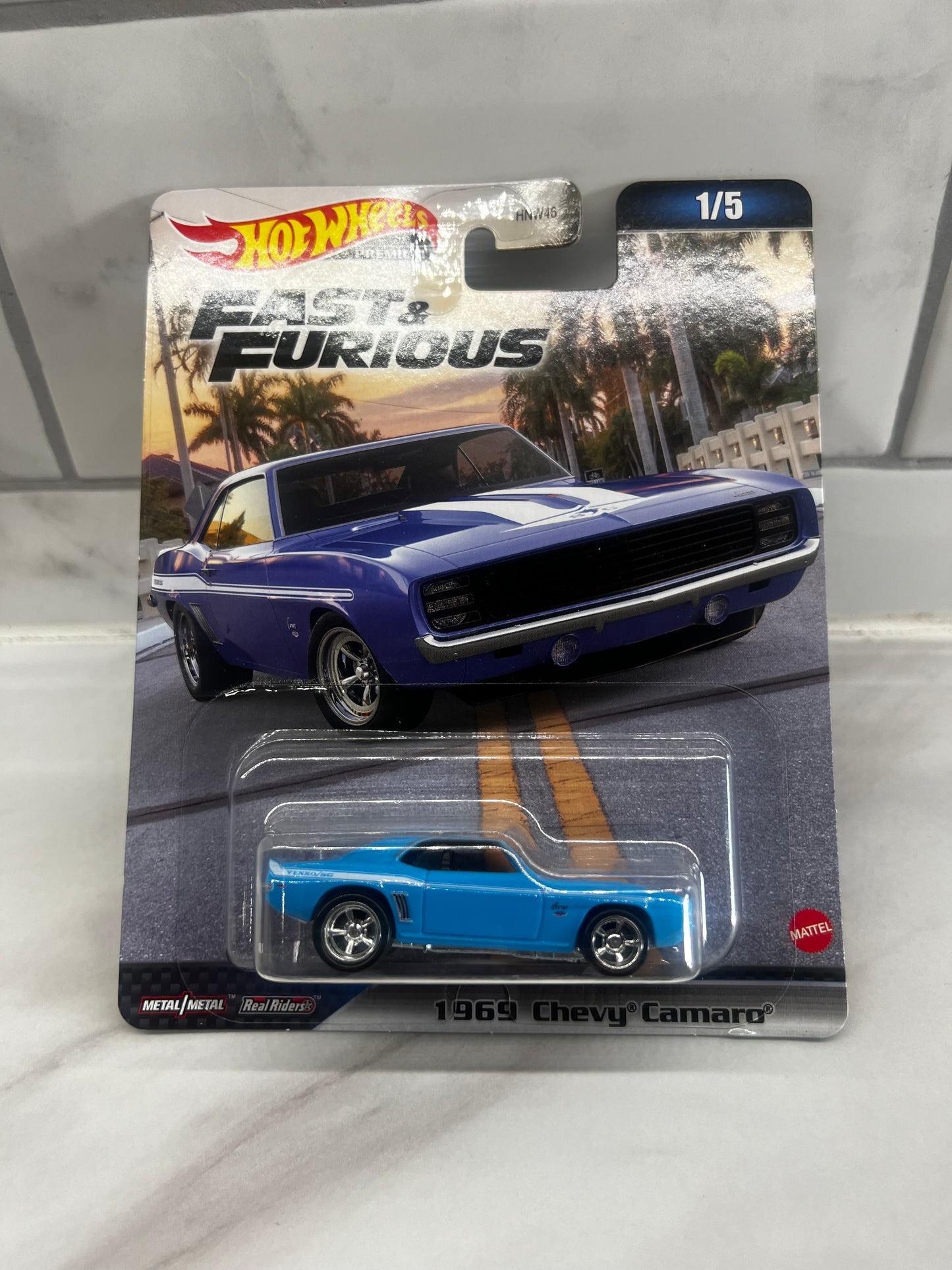 Hot Wheels Fast & Furious 1969 Chevy Camaro 1/5 Real Riders