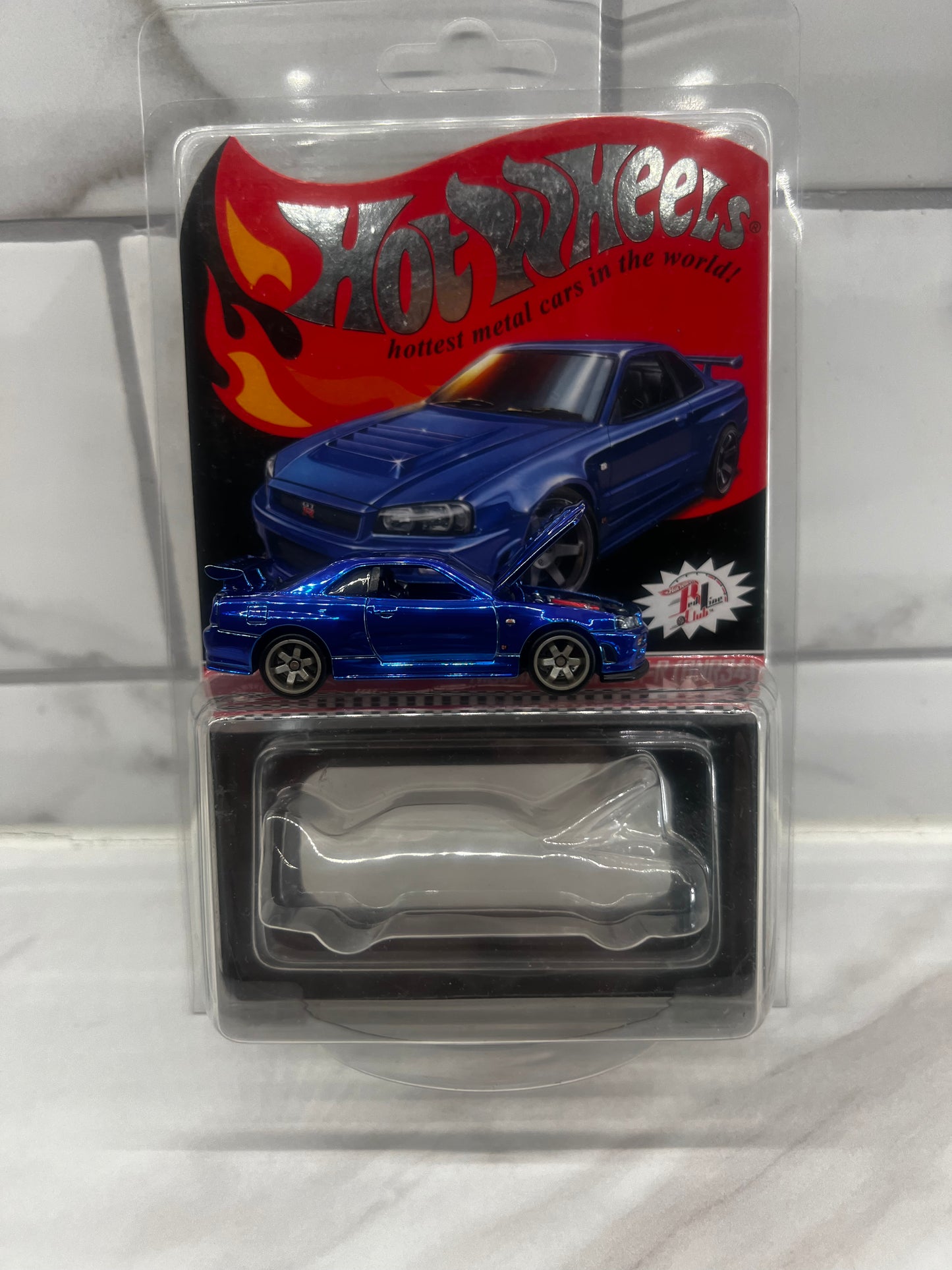 Hot Wheels Nissan Skyline GT-R (BNR34) Red Line Club RLC 2019 Loose