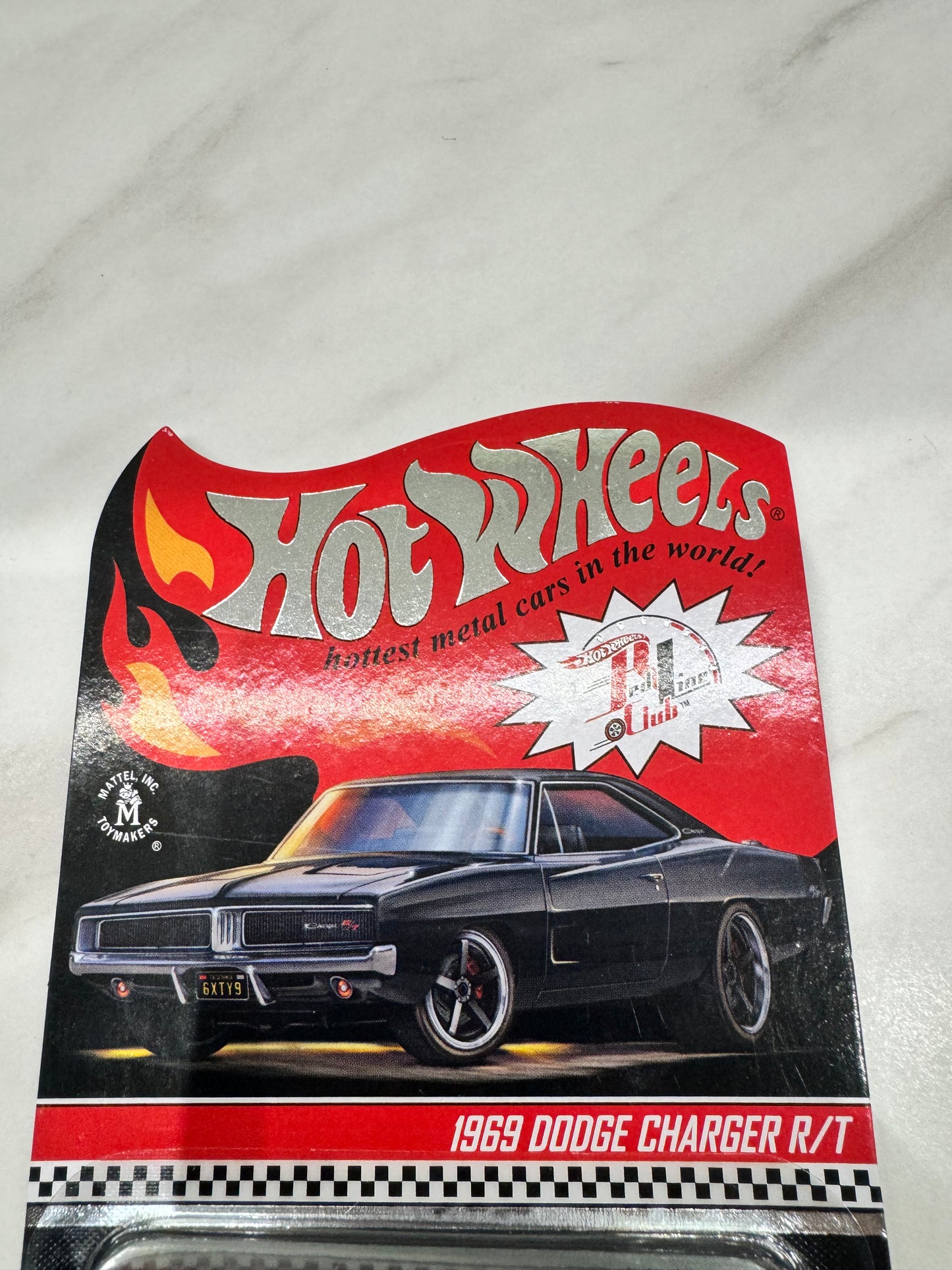 Hot Wheels Black 1969 DODGE CHARGER R/T RLC Collectible Car 14837/17000