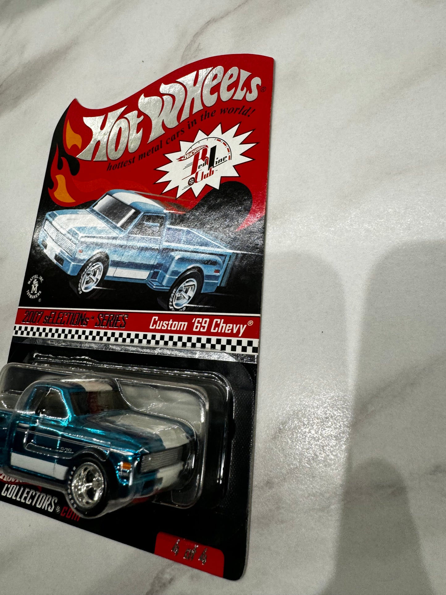 Hot Wheels Custom 69 Chevy 2007 Red Line Club 4/4