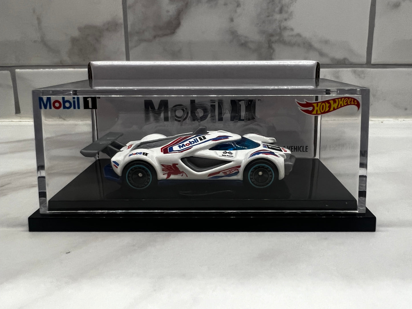 Hot Wheels Mobil1 Sweepstakes Competition Die cast Car Only 50 Authentic Letter included