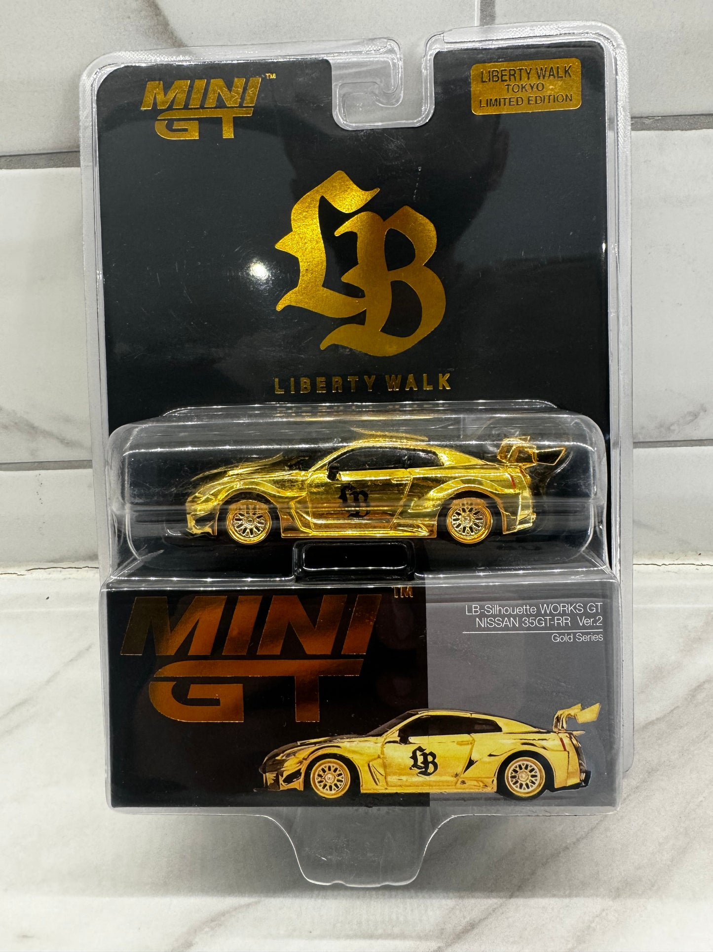 MINI GT Liberty walk LB-Silhouette WORKS GT NISSAN 35GT Ver.2 TOKYO Limited Edition