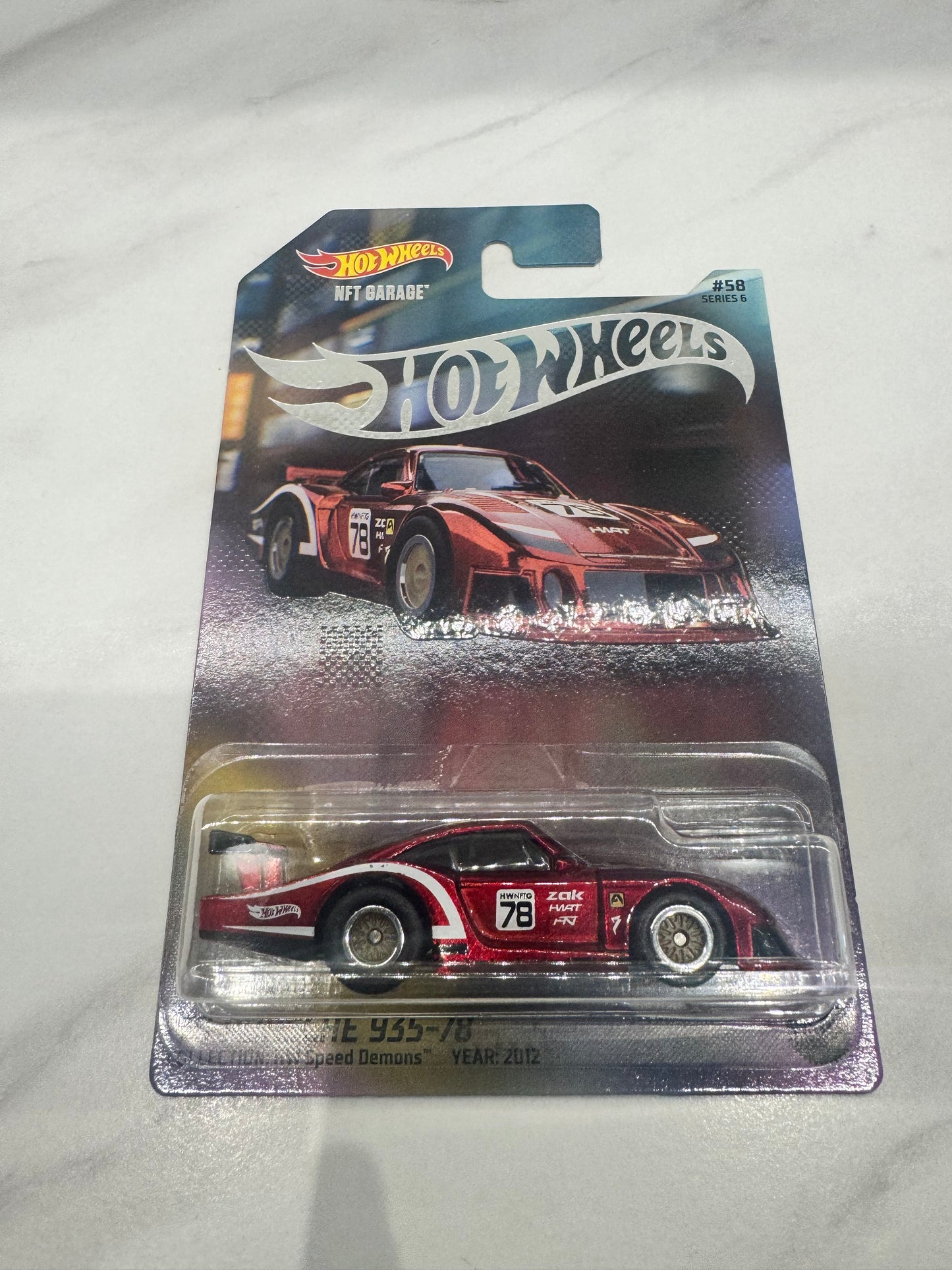 Hot Wheels Series 6 NFT 78 Porsche 935-78 HW Speed Demons