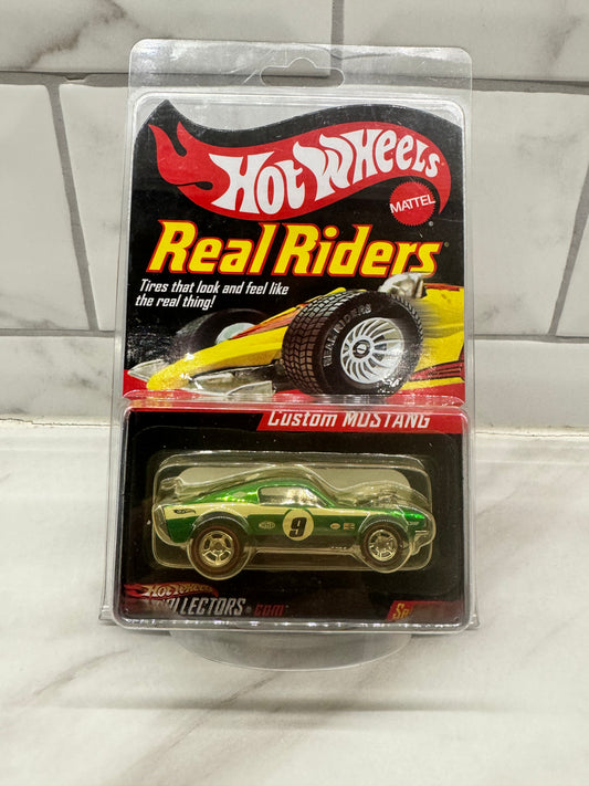 2004 Hot Wheels Red Line Club Real Riders Series 4 Custom Mustang #6423/1100