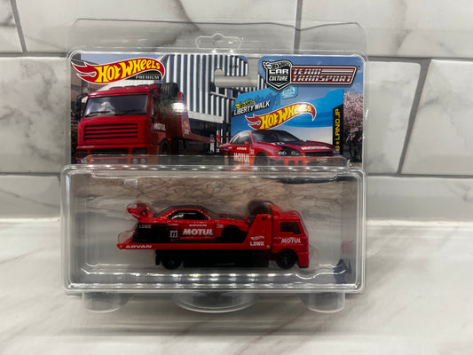 Hot Wheels LB-ER34 Silhouette Skyline Team Transporter with protecto