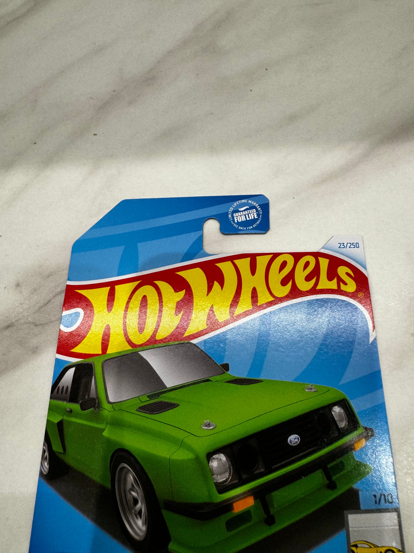 Hot Wheels Ford Escort RS2000 Long Card Super Treasure Hunt 2024