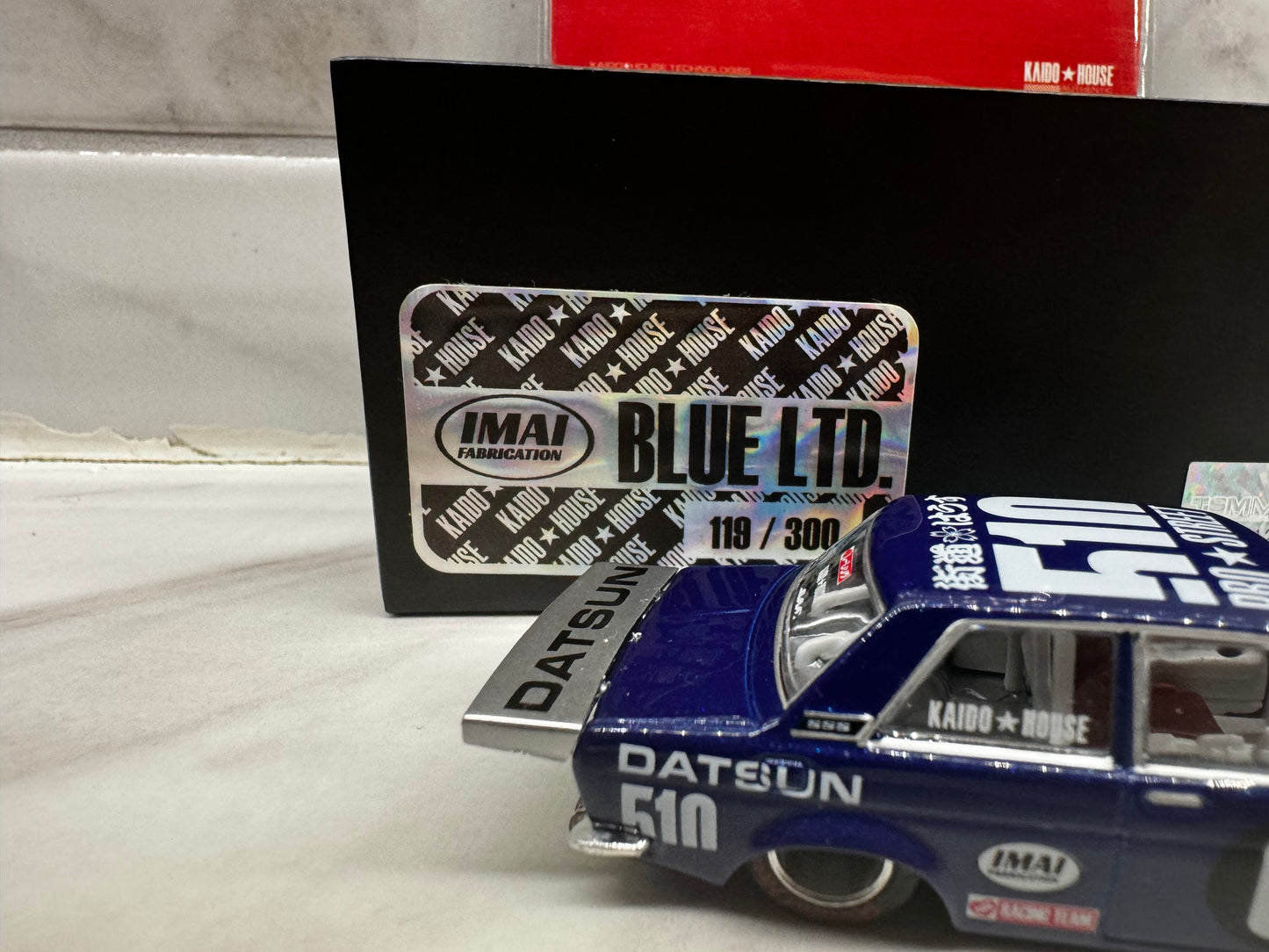 Mini GT x Kaido House Datsun 510 Pro Street BLKLTD #3 - Limited #119/300 + Pins April 2022