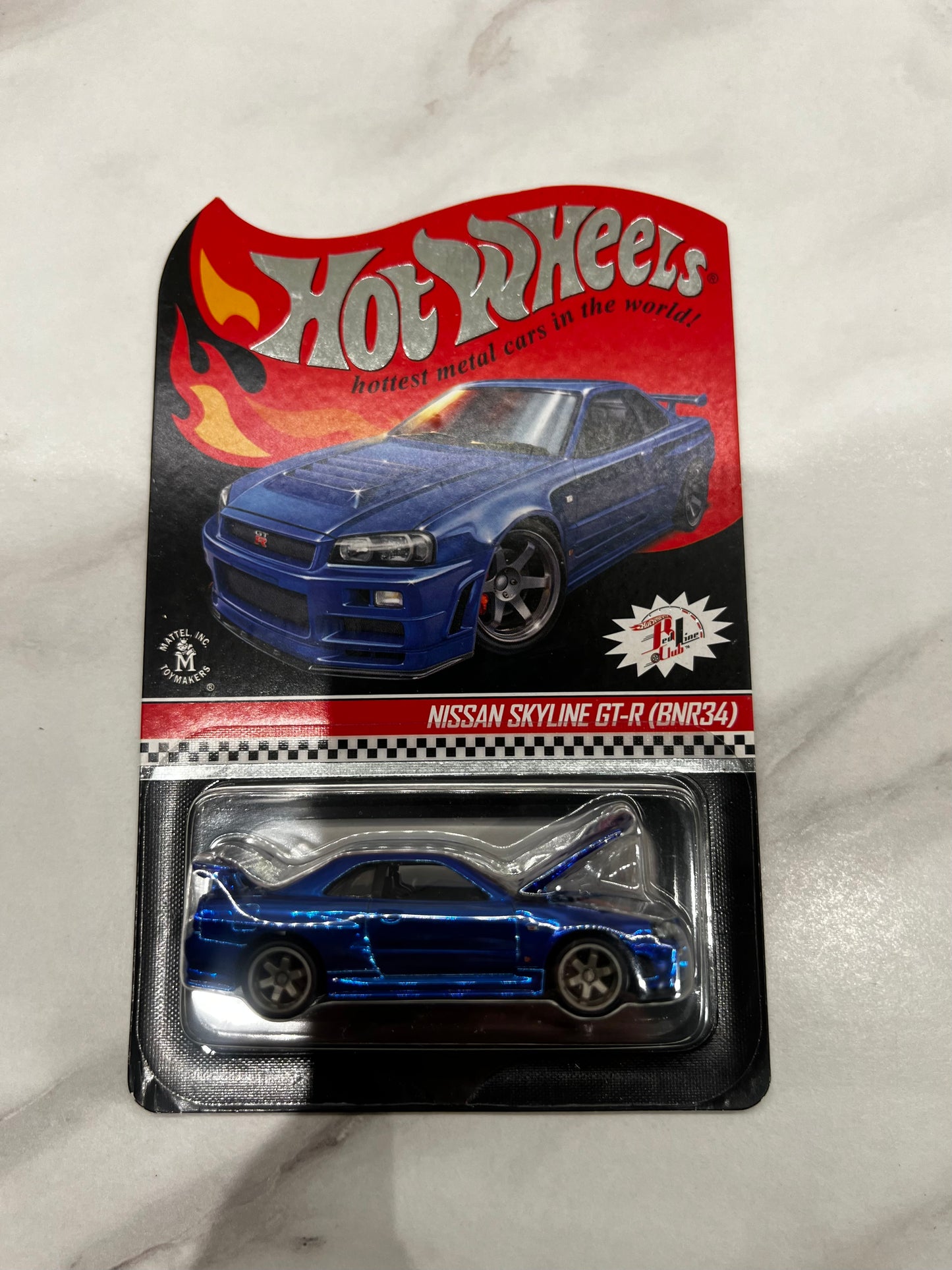 Hot Wheels 2019 Blue Skyline R34 Redline Club 11623/12500 Sealed