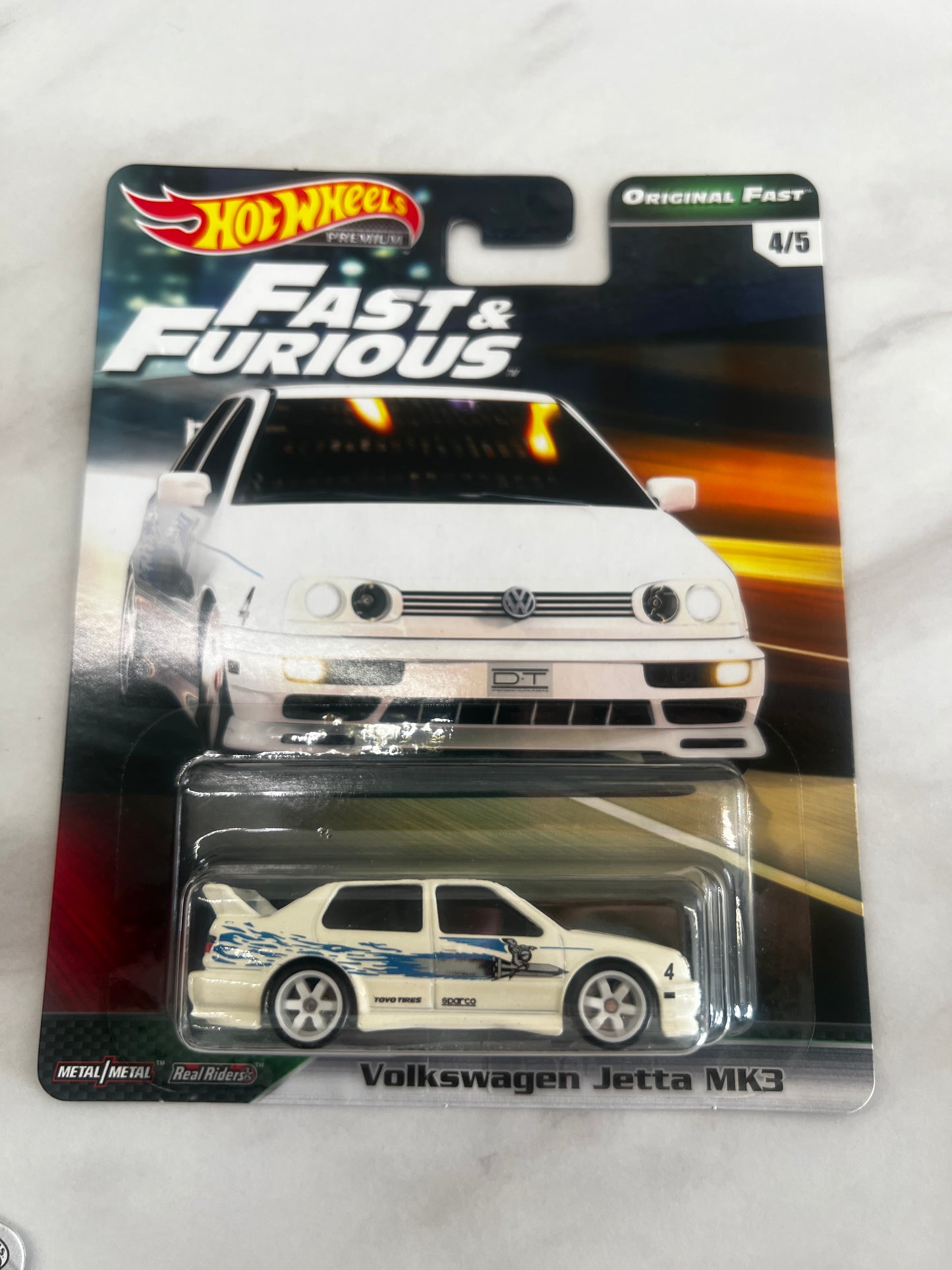 Hot Wheels Fast & Furious Volkswagen Jetta MK3 Original Fast 4/5