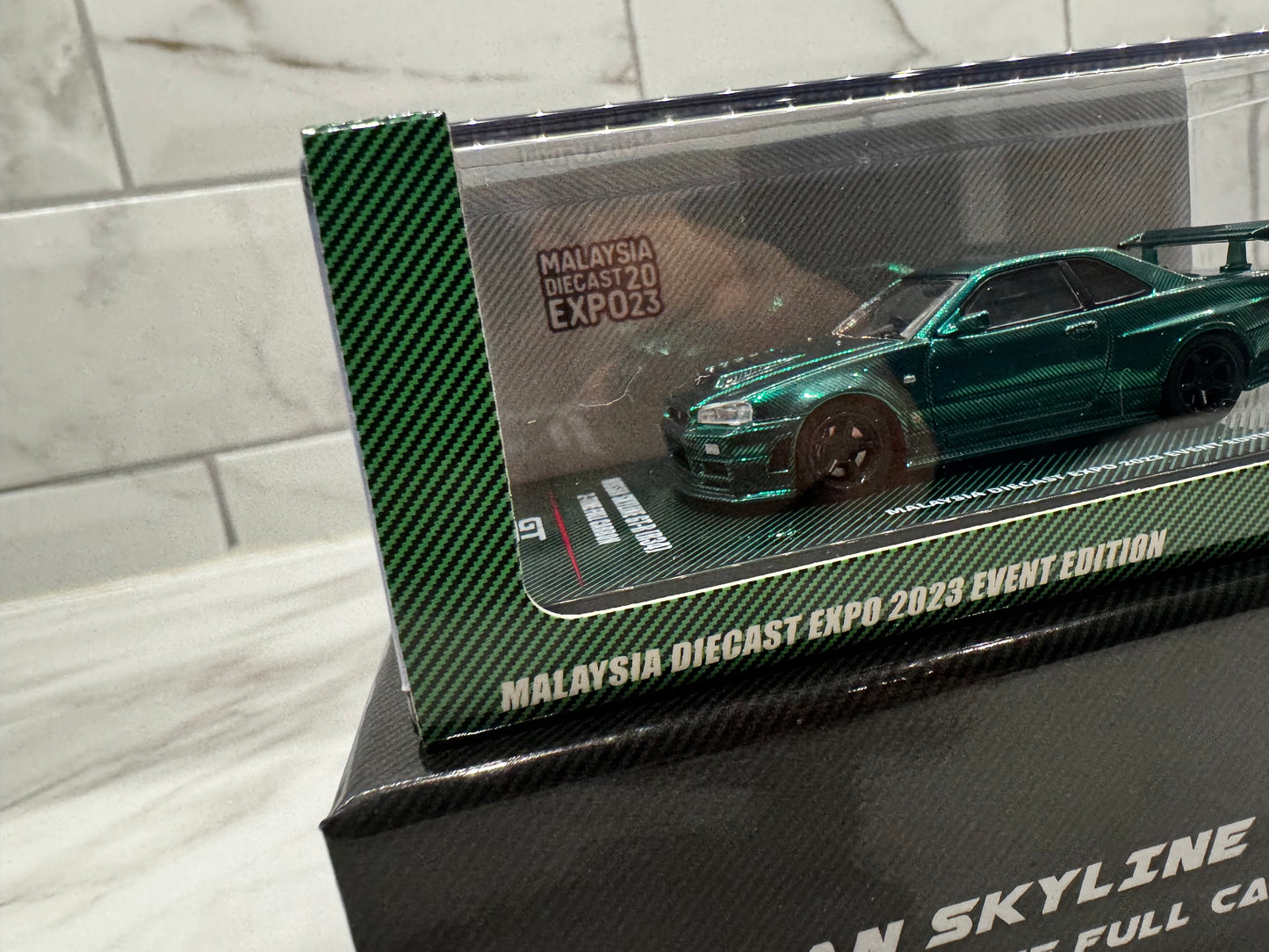 INNO64 Nissan Skyline GTR R34 Z Tune Full Carbon Malaysia Diecast Expo 2023