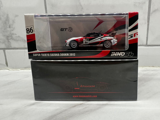 INNO64 1/64 TOYOTA GT86 #86 "GAZOO RACING" Super Taikyu Suzuka 300km 2012 IN64-GT86-GRST12