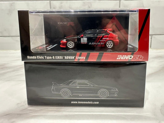 INNO64  Honda Civic Type-R EK9 Advan Livery (1/64)