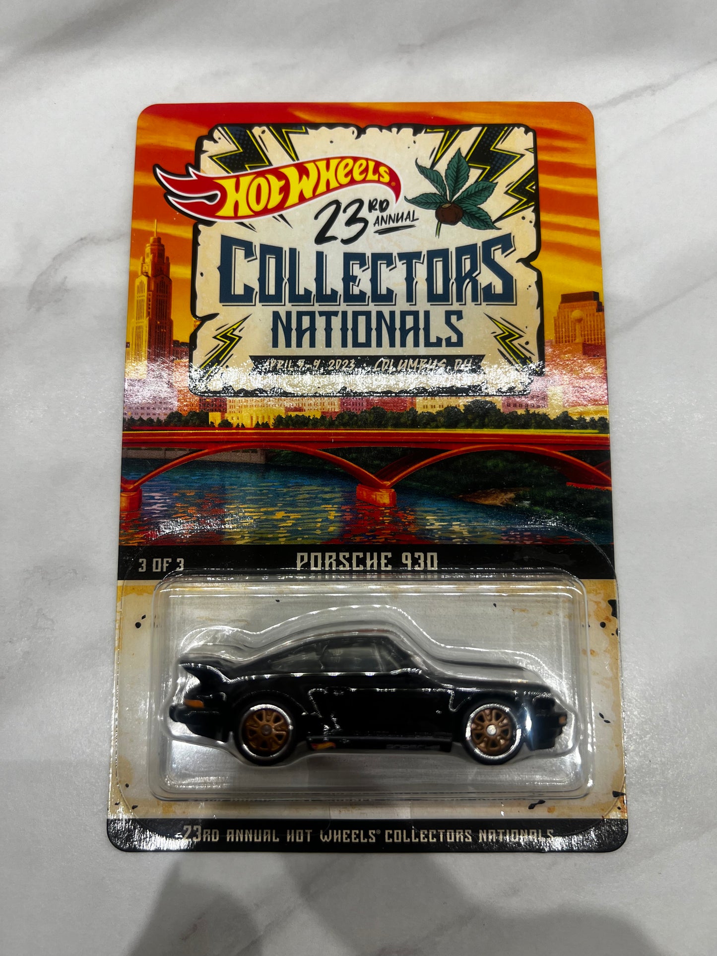 Hot wheels 2023 Collectors Nationals Convention Porsche 930 864 Of 4200 Low number