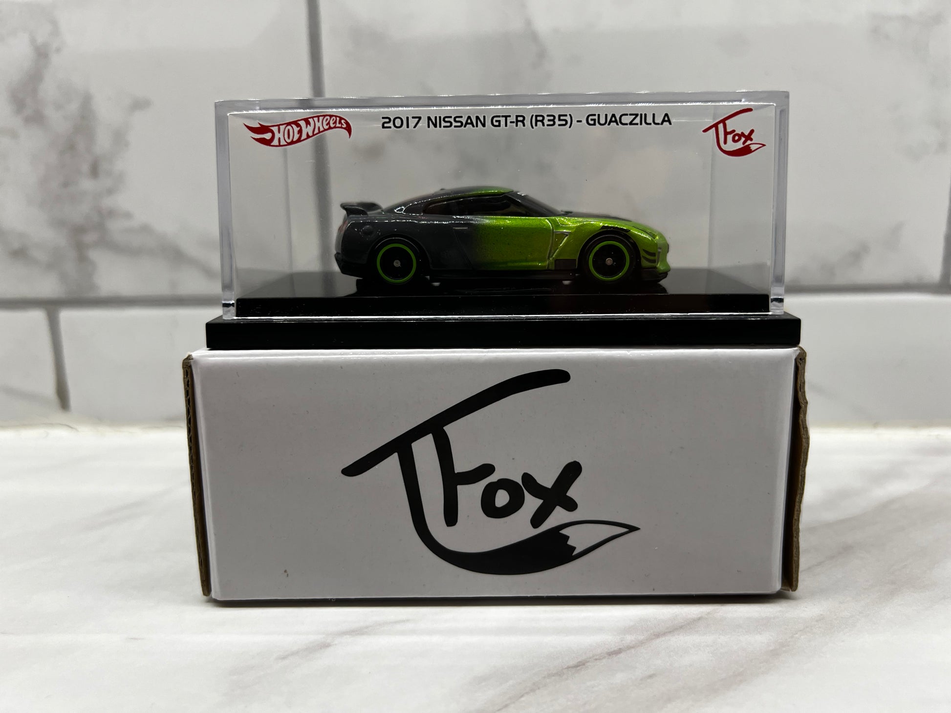 Hot Wheels Tanner Fox 2017 Nissan Skyline R35 GUACZILLA STRICTLY TOYS
