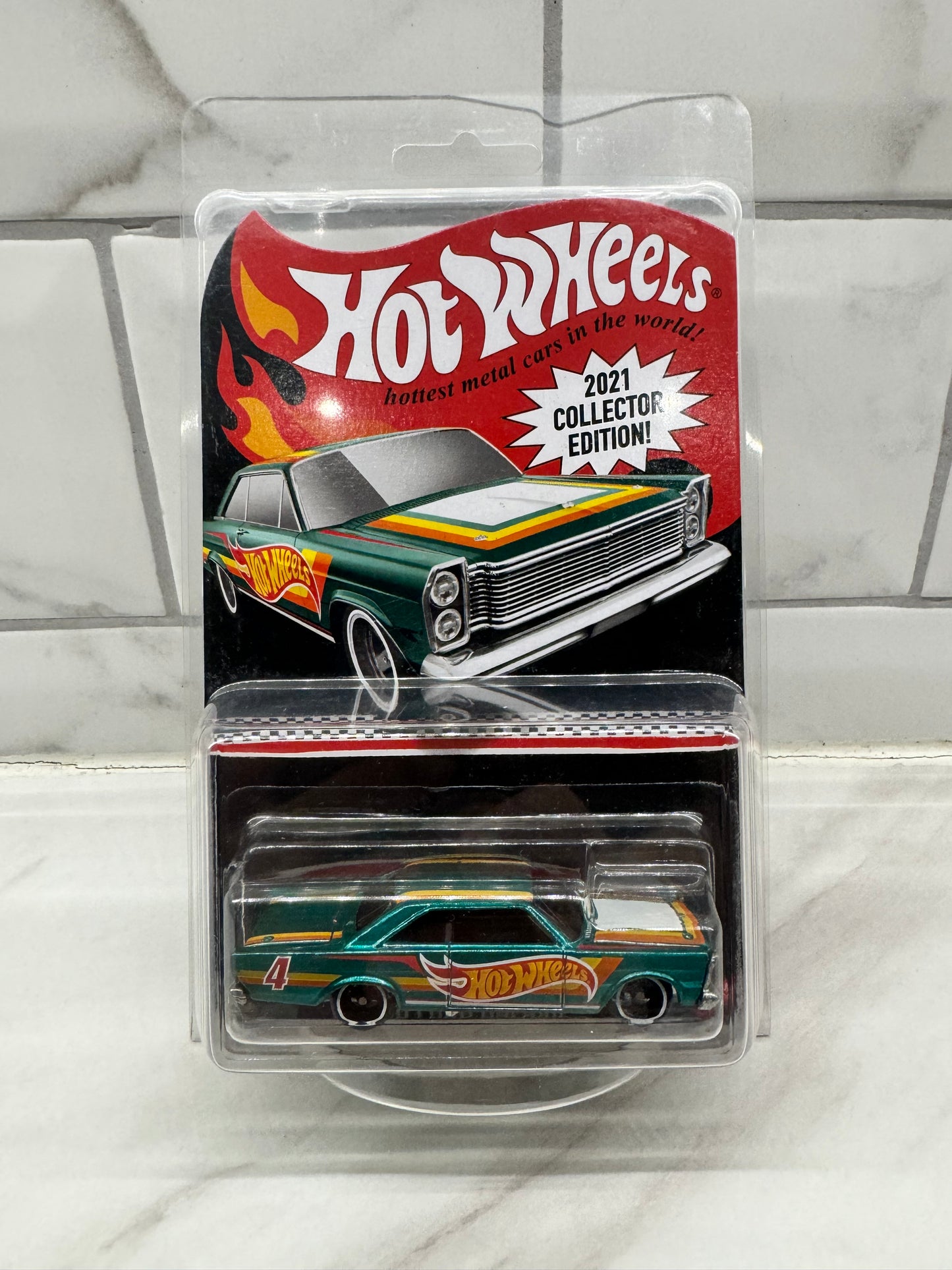 2021 HOT WHEELS ‘65 FORD GALAXIE GREEN COLLECTOR EDITION KROGER MAIL-IN RLC