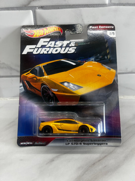 Hot Wheels Lamborghini Gallardo LP 570-4 Superleggera 4/5 Fast Imports