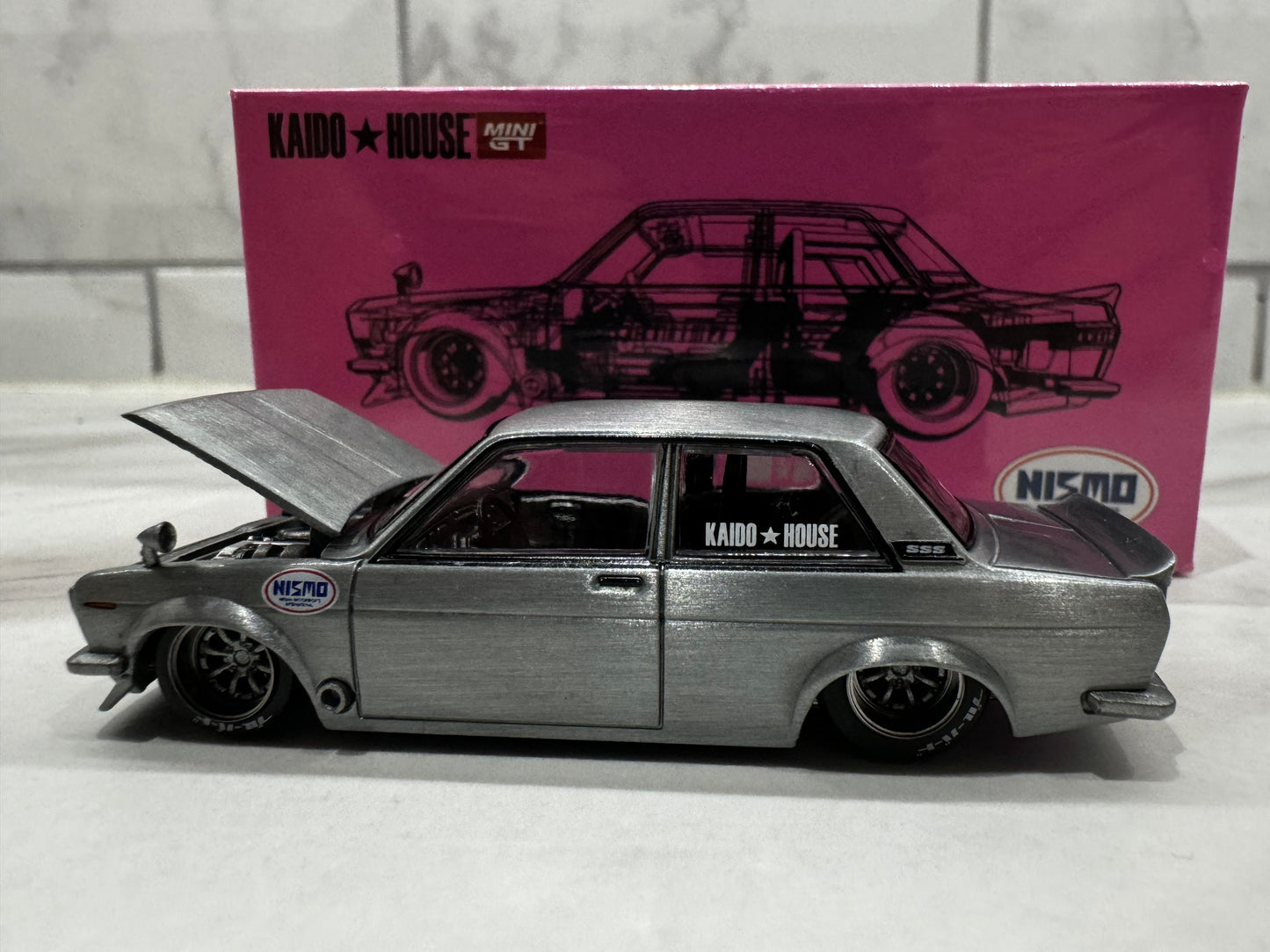 Kaido House x MINI GT Datsun Street 510 Nismo V1 Pink CHASE