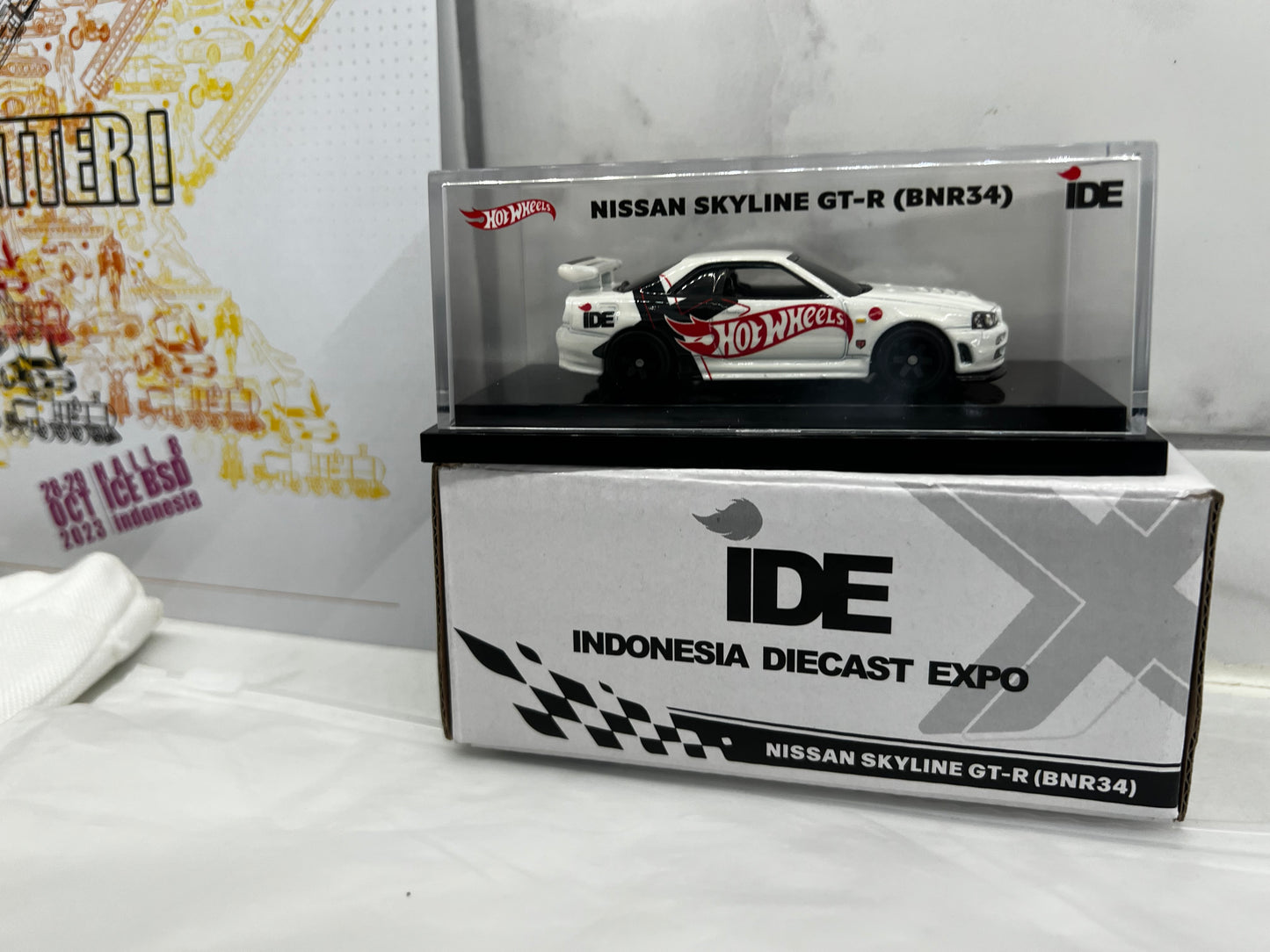 Hot Wheels 2023 Nissan Skyline R34 Indonesia Diecast Expo 38/200