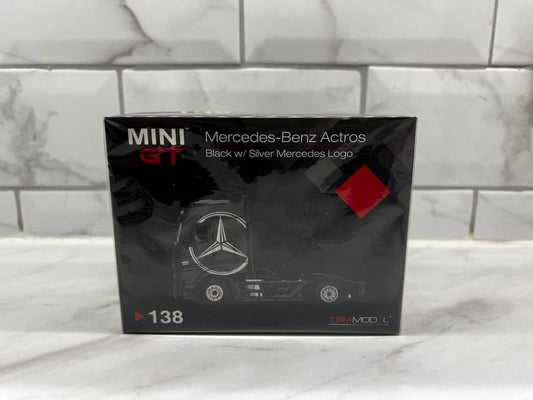 MINI GT 1:64 #138 MERCEDES-BENZ ACTROS CAB ONLY BLACK