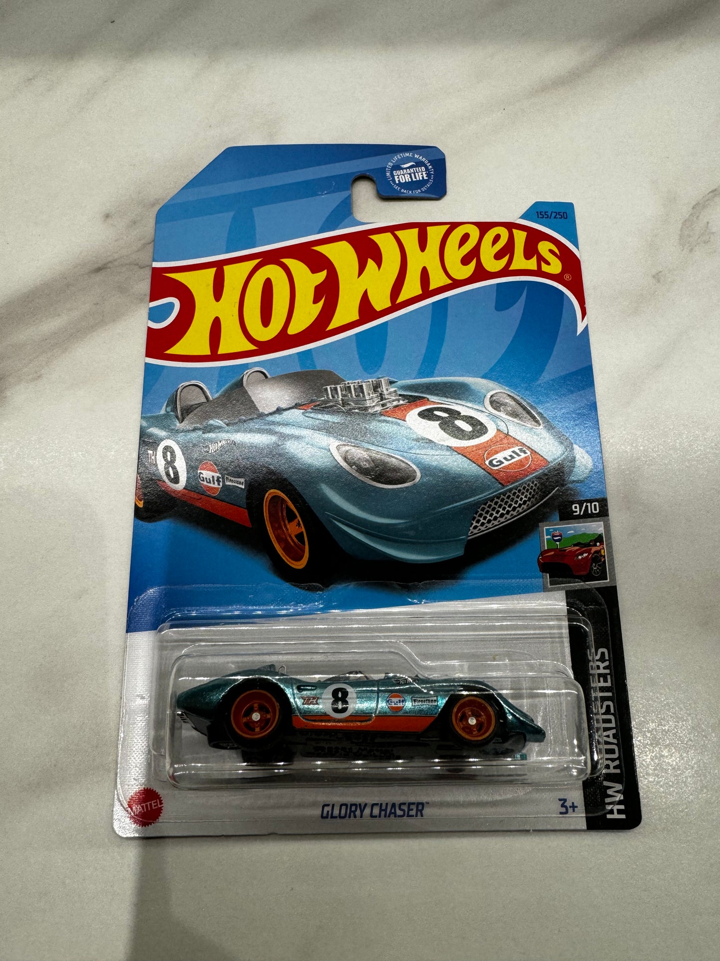 Hot Wheels Glory Chase Gulf Super Treasure Hunt 2023 Long Card