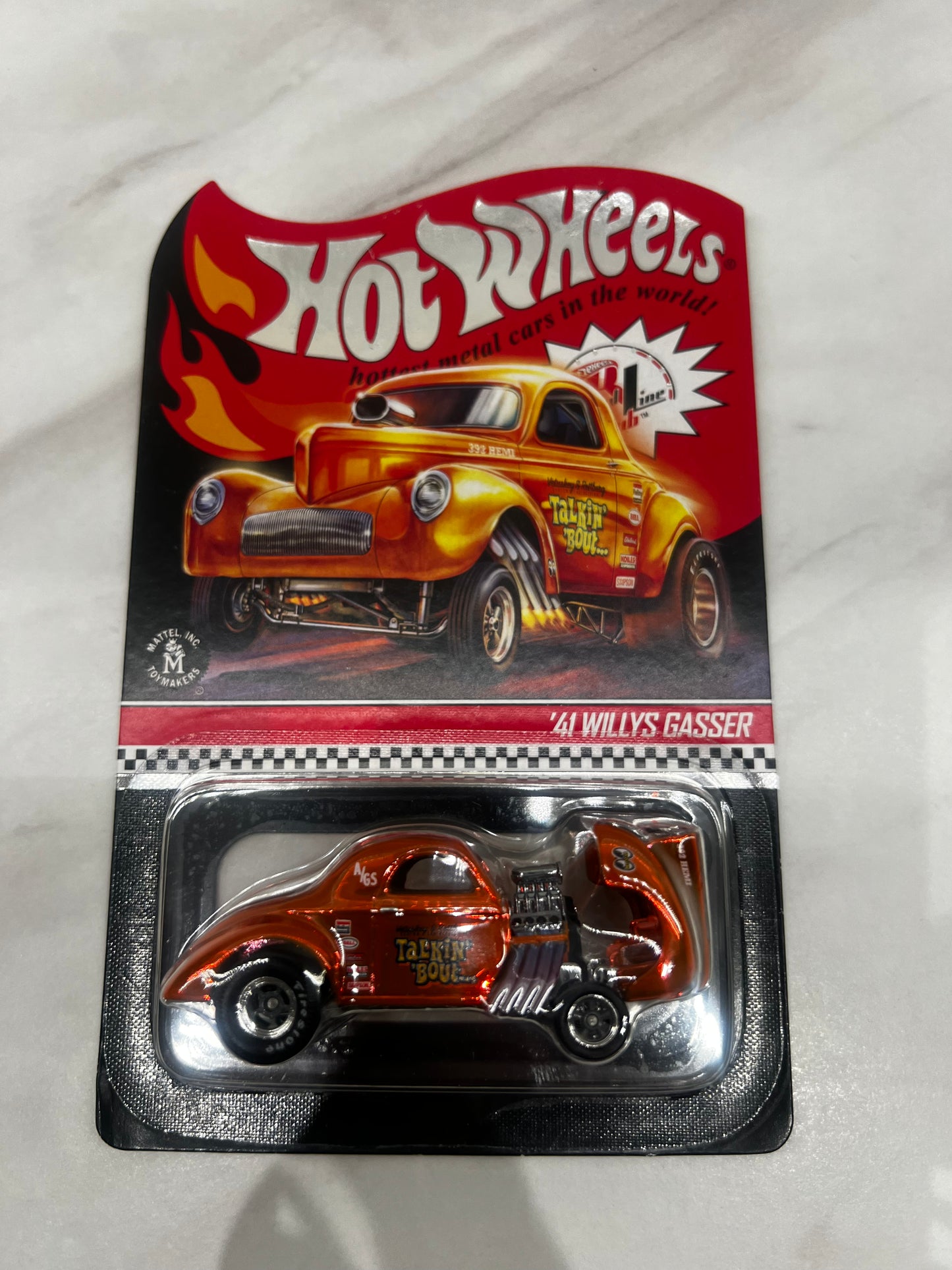 Hot Wheels 41 Willys Gasser Redline Club 19/10000 very low number