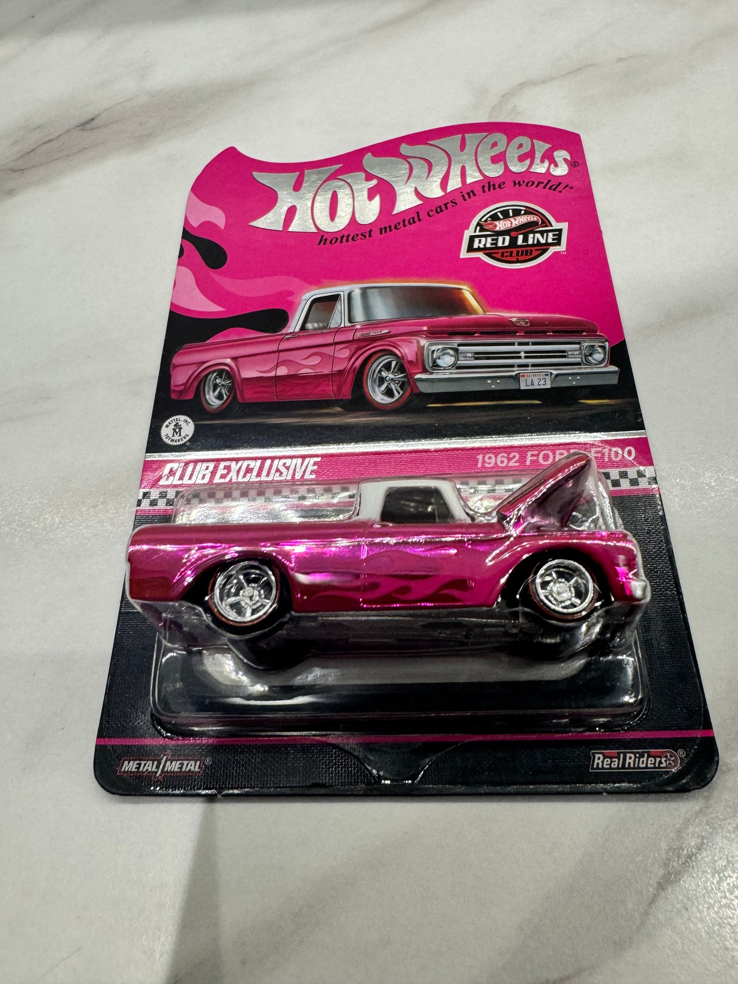 Hot Wheels Collectors RLC Exclusive Pink Edition 1962 Ford F100