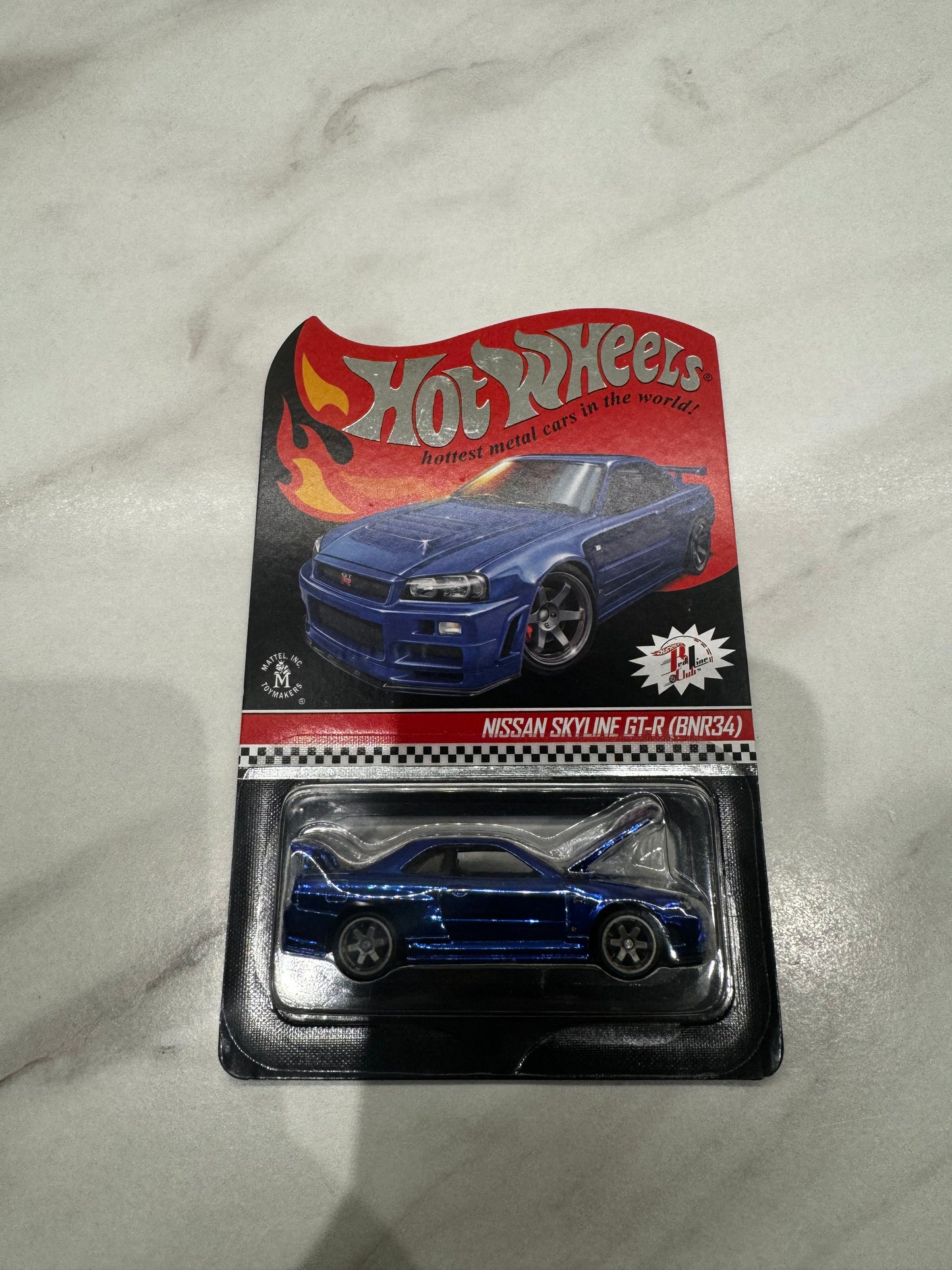 Hot Wheels 2019 Blue Skyline R34 Redline Club 7146/12500 Sealed